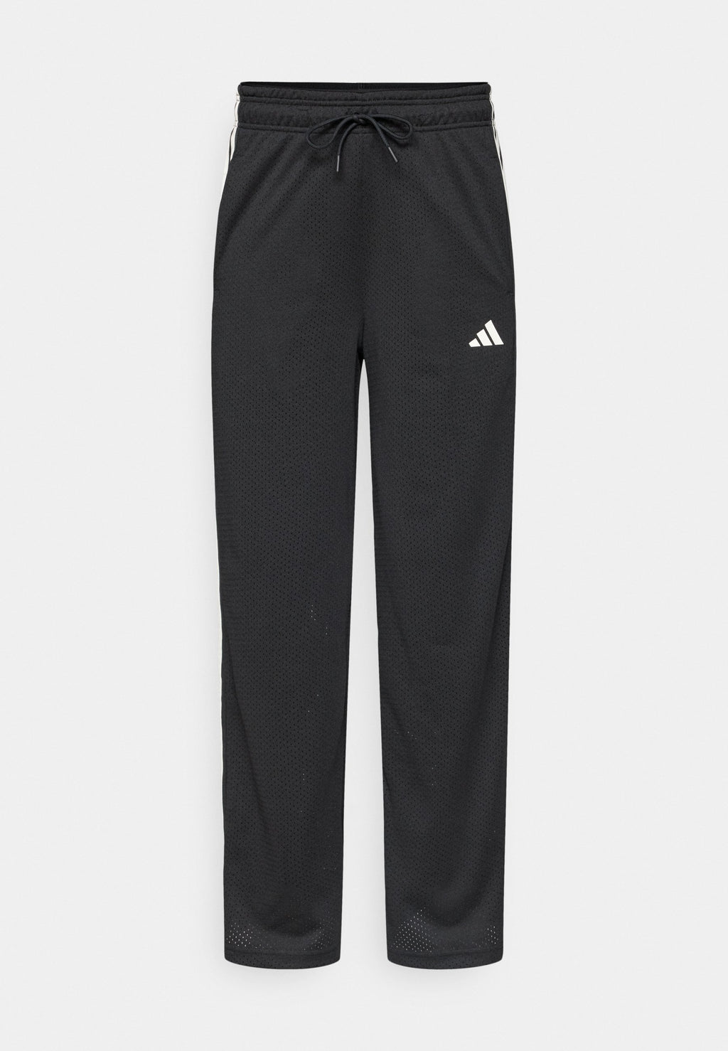 STADIUM MESH - Tracksuit bottoms - black/off white/crystal linen