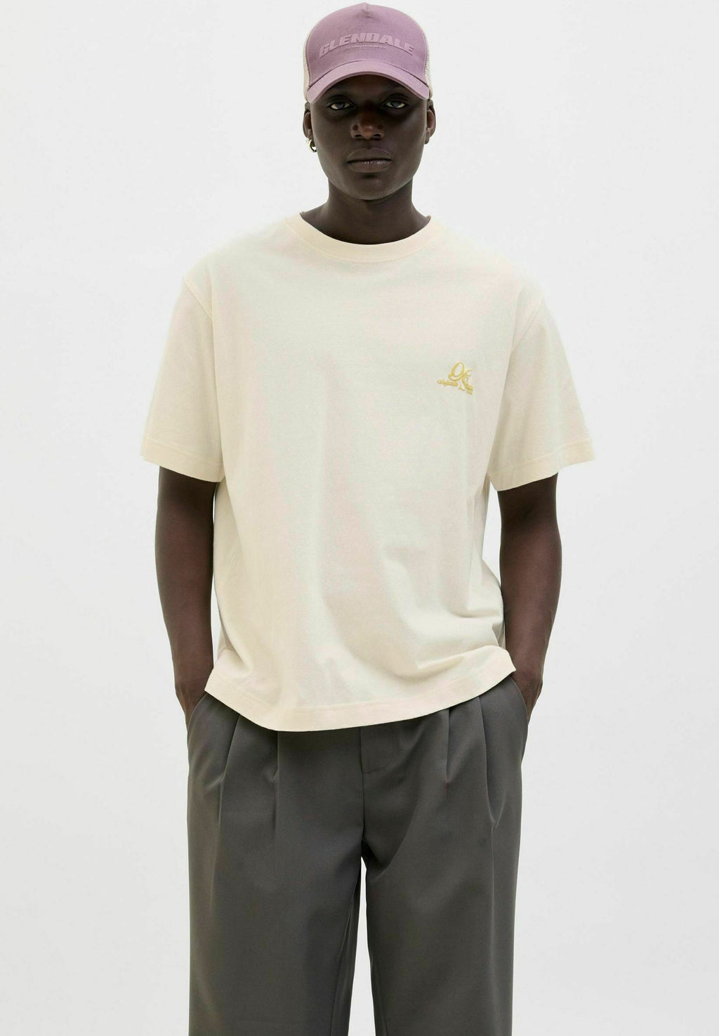 T- - Print T-shirt - antique white