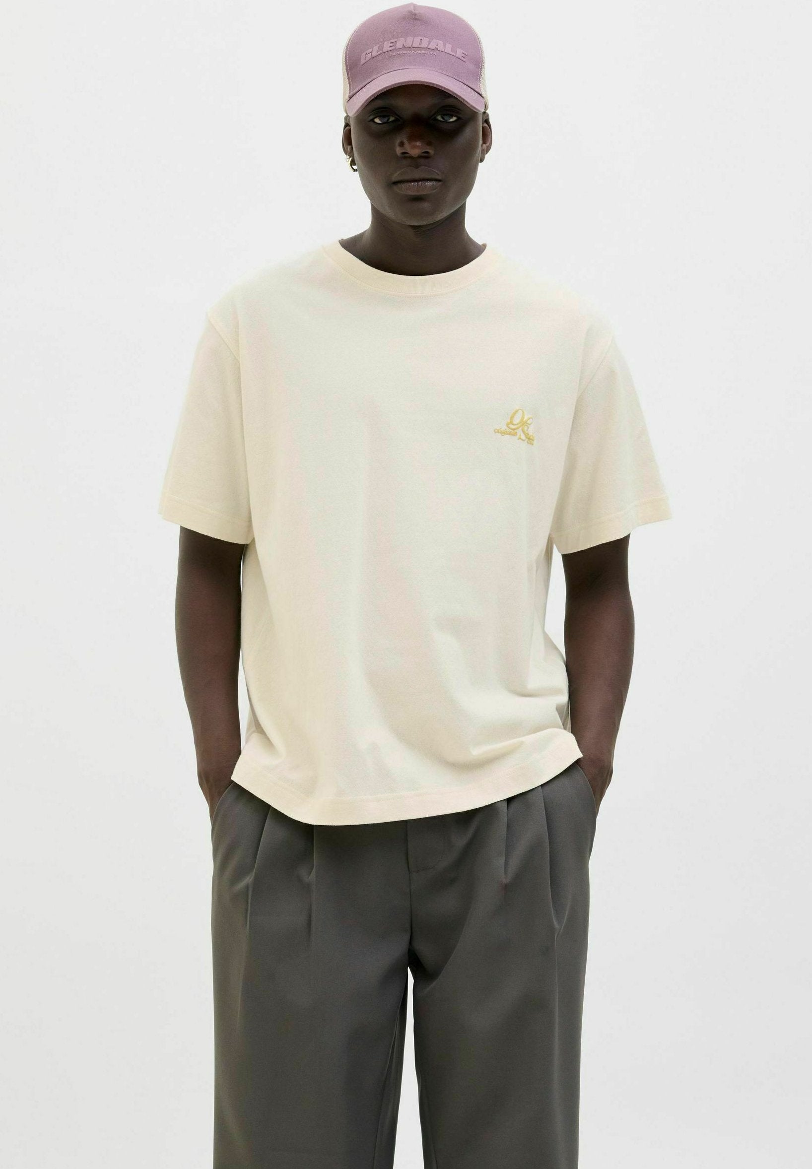 T- - Print T-shirt - antique white