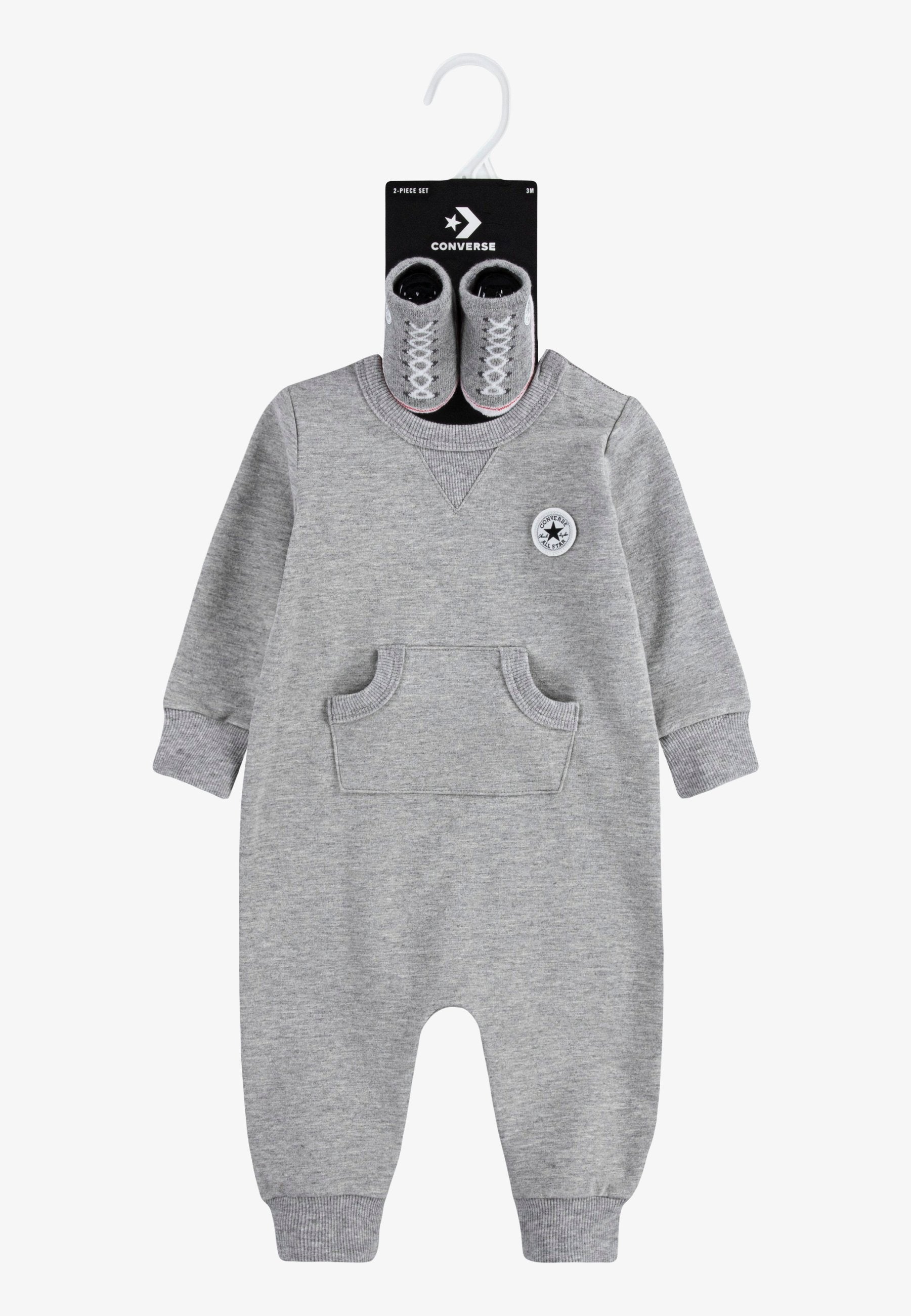 LIL CHUCK COVERALL SET - Jumpsuit - dark grey heather