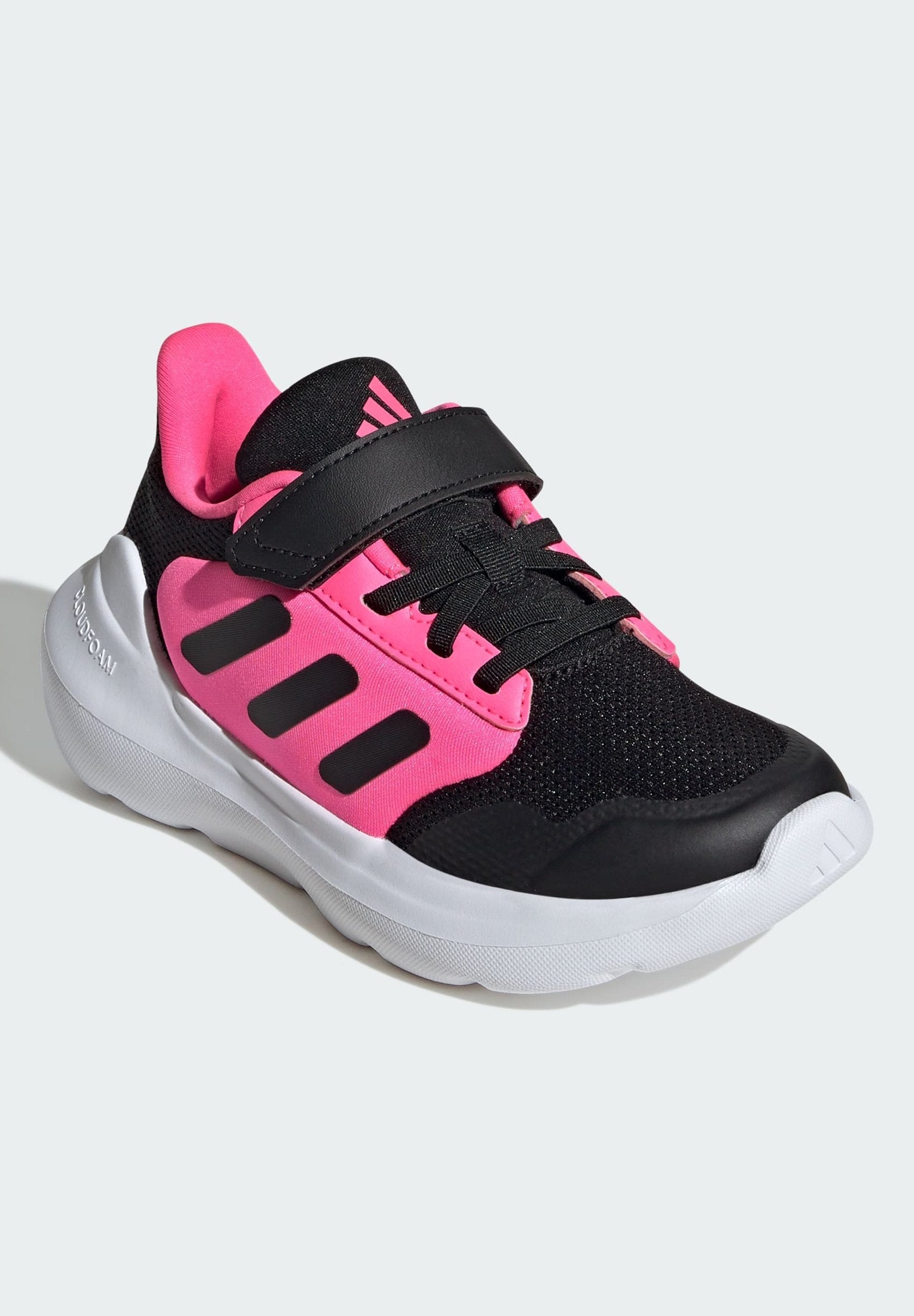 TENSAUR RUN 3.0 UNISEX - Road running shoes - core black core black lucid pink