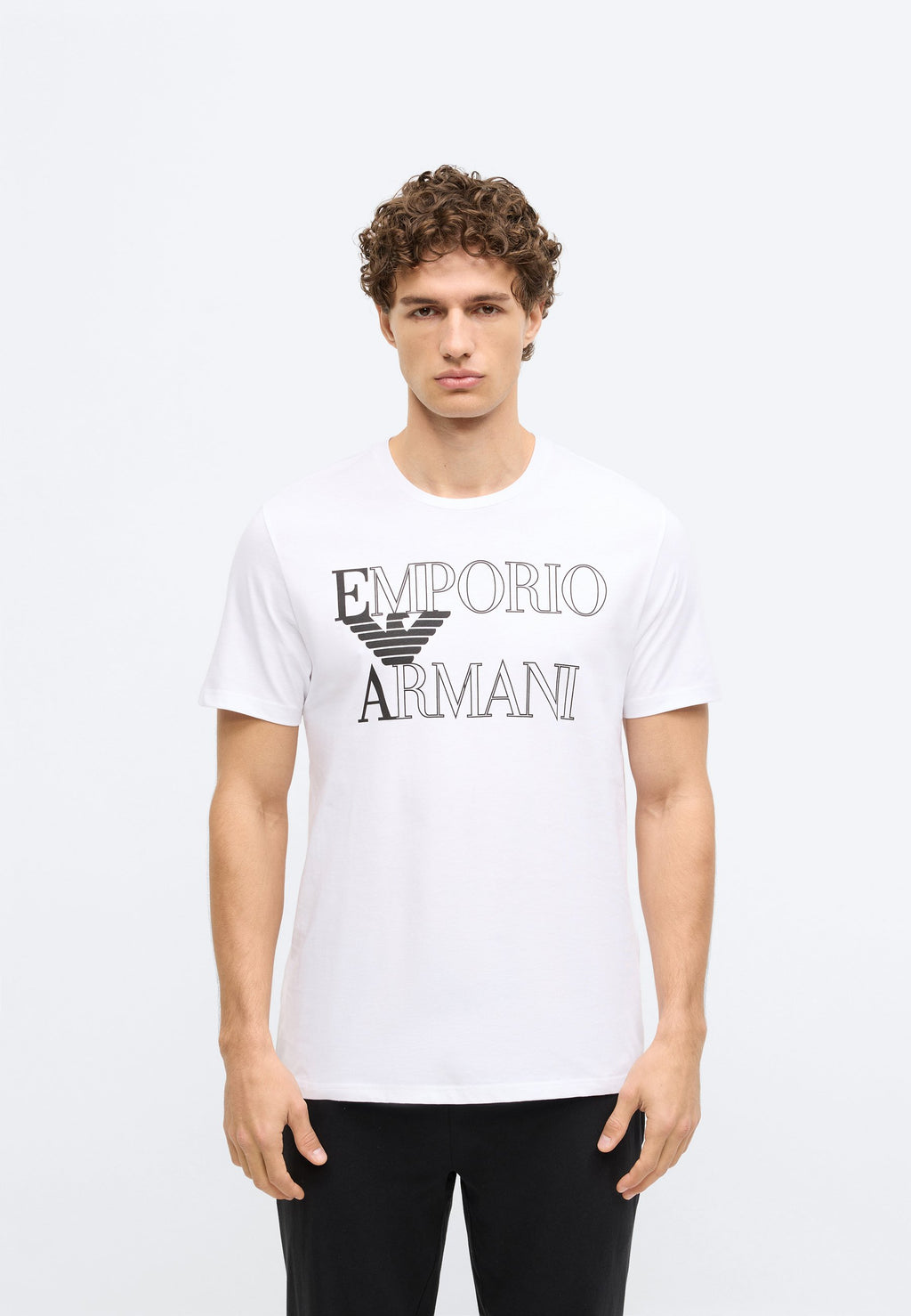CREW NECK - Pyjama top - white