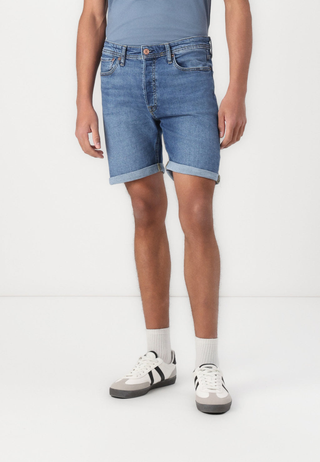 Denim Regular Fit - Denim shorts - blue denim