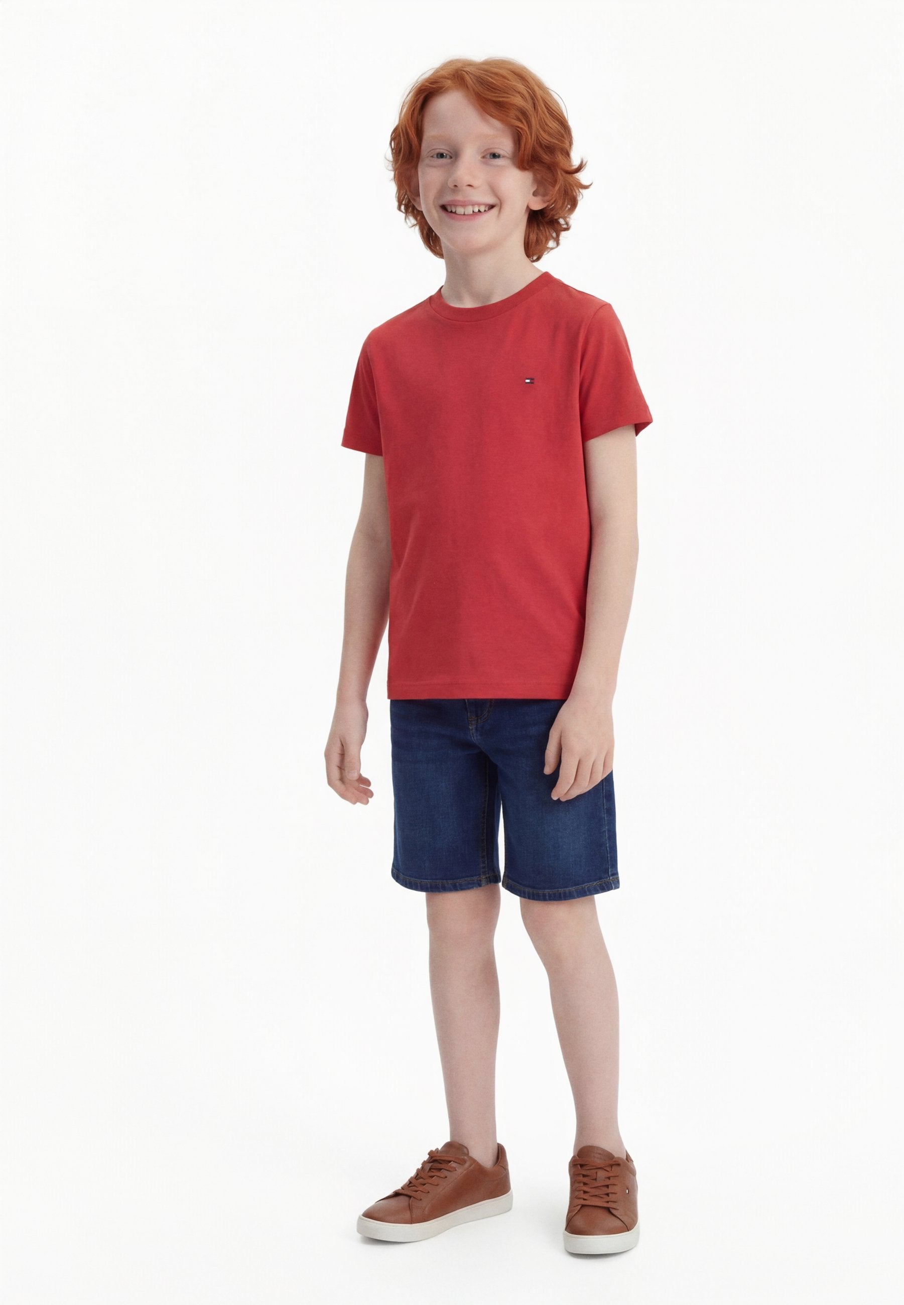 ESSENTIAL TEE UNISEX - Basic T-shirt - terracotta red