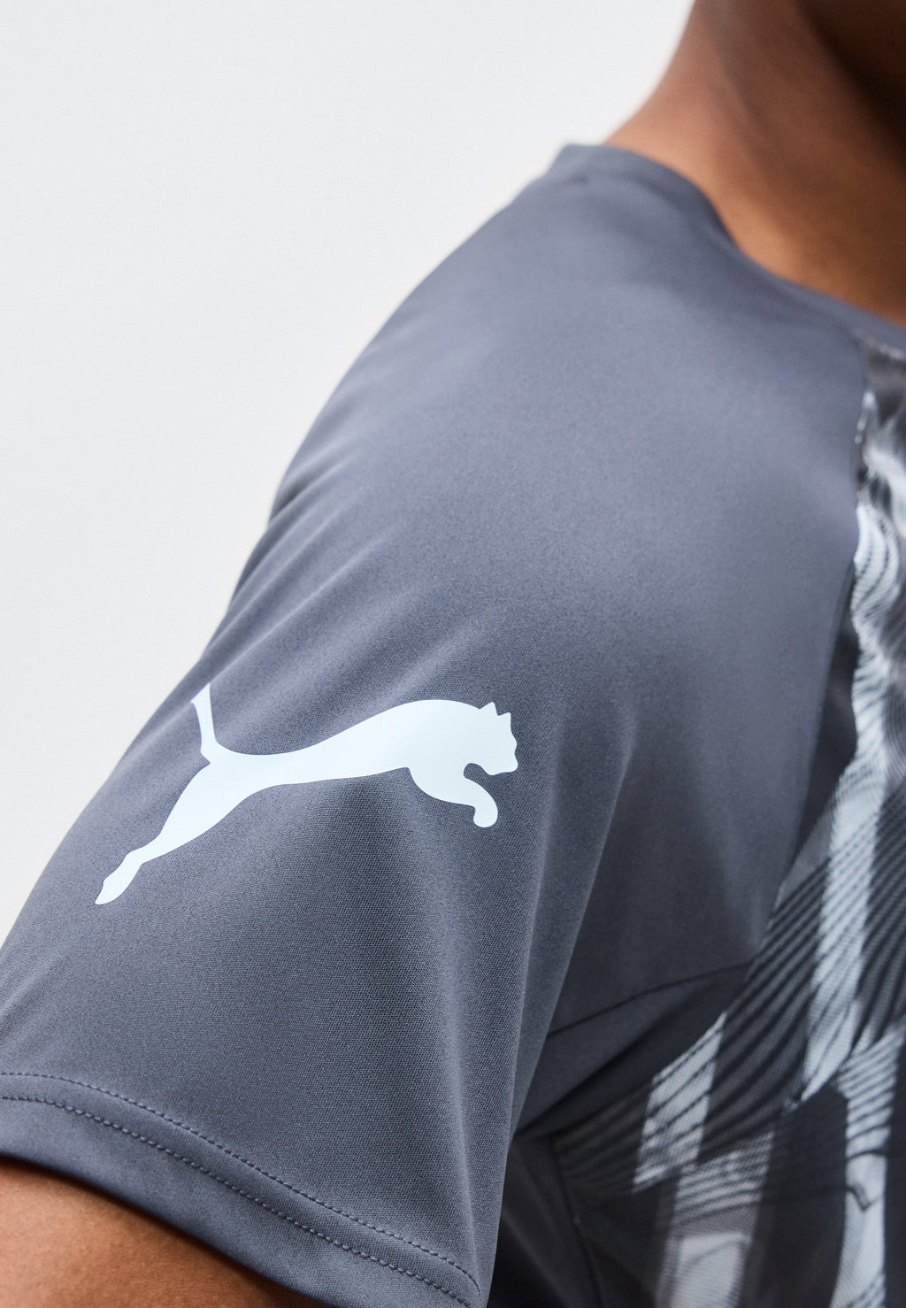 INDIVIDUALLIGA GRAPHIC  - Sports T-shirt - gray/vapor gray/icy blue