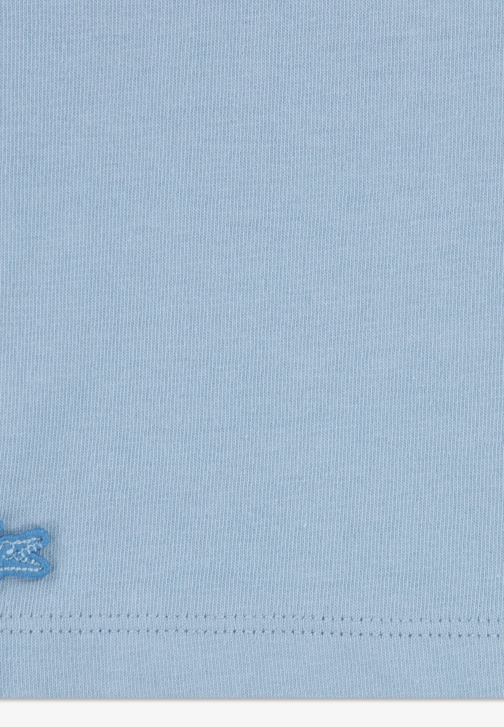 APPLIQUE TEE - Print T-shirt - lacoste chambray