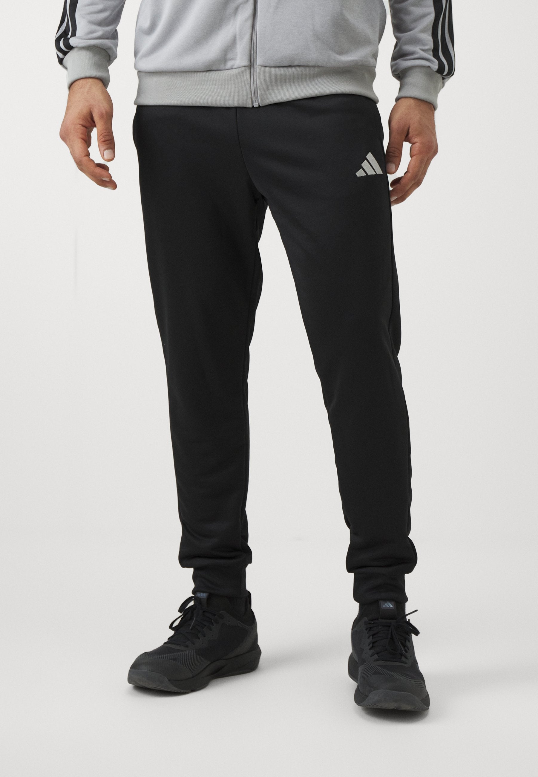 3 STRIPES - Tracksuit - medium grey heather/solid grey