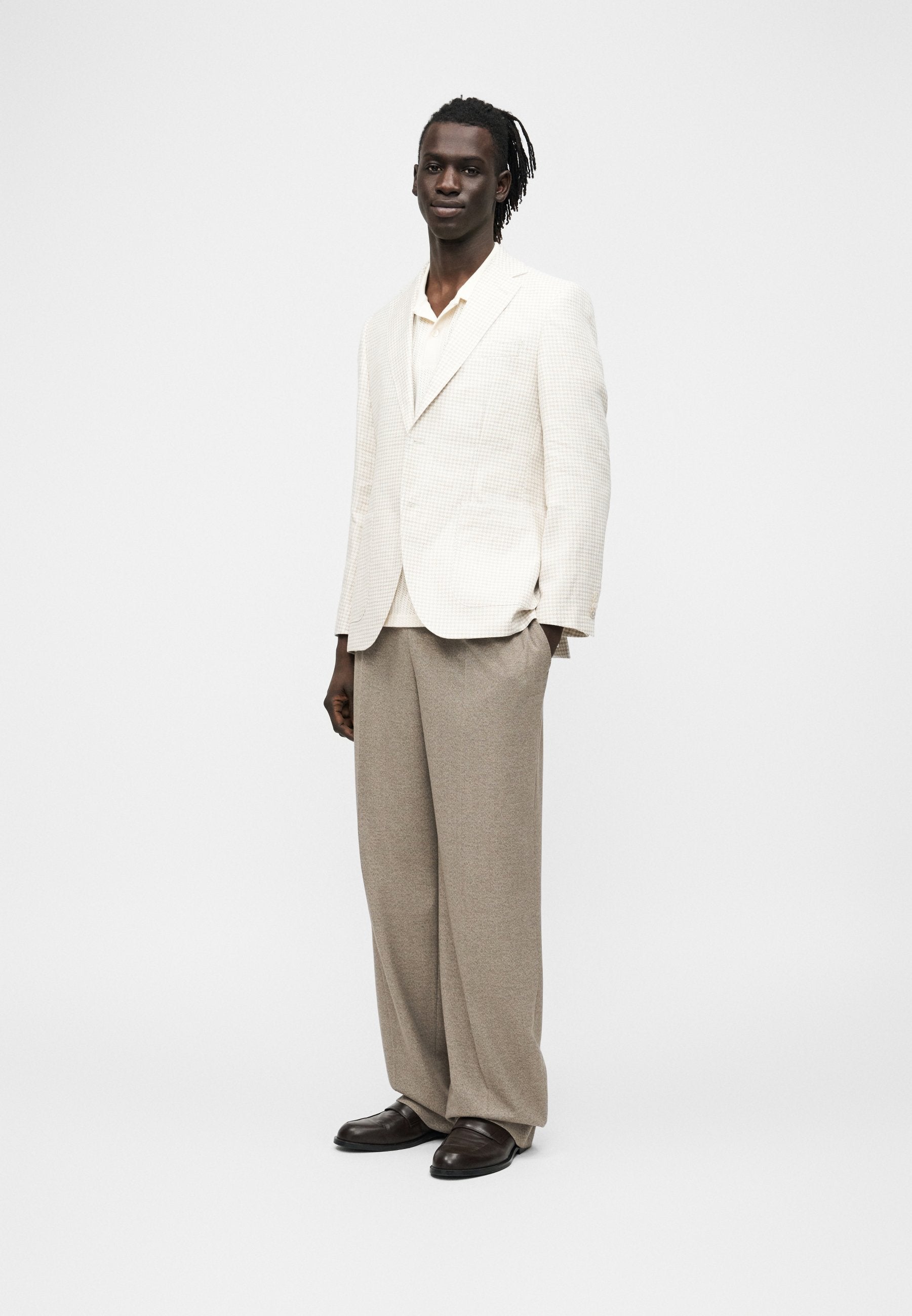 JANSON - Blazer jacket - open beige
