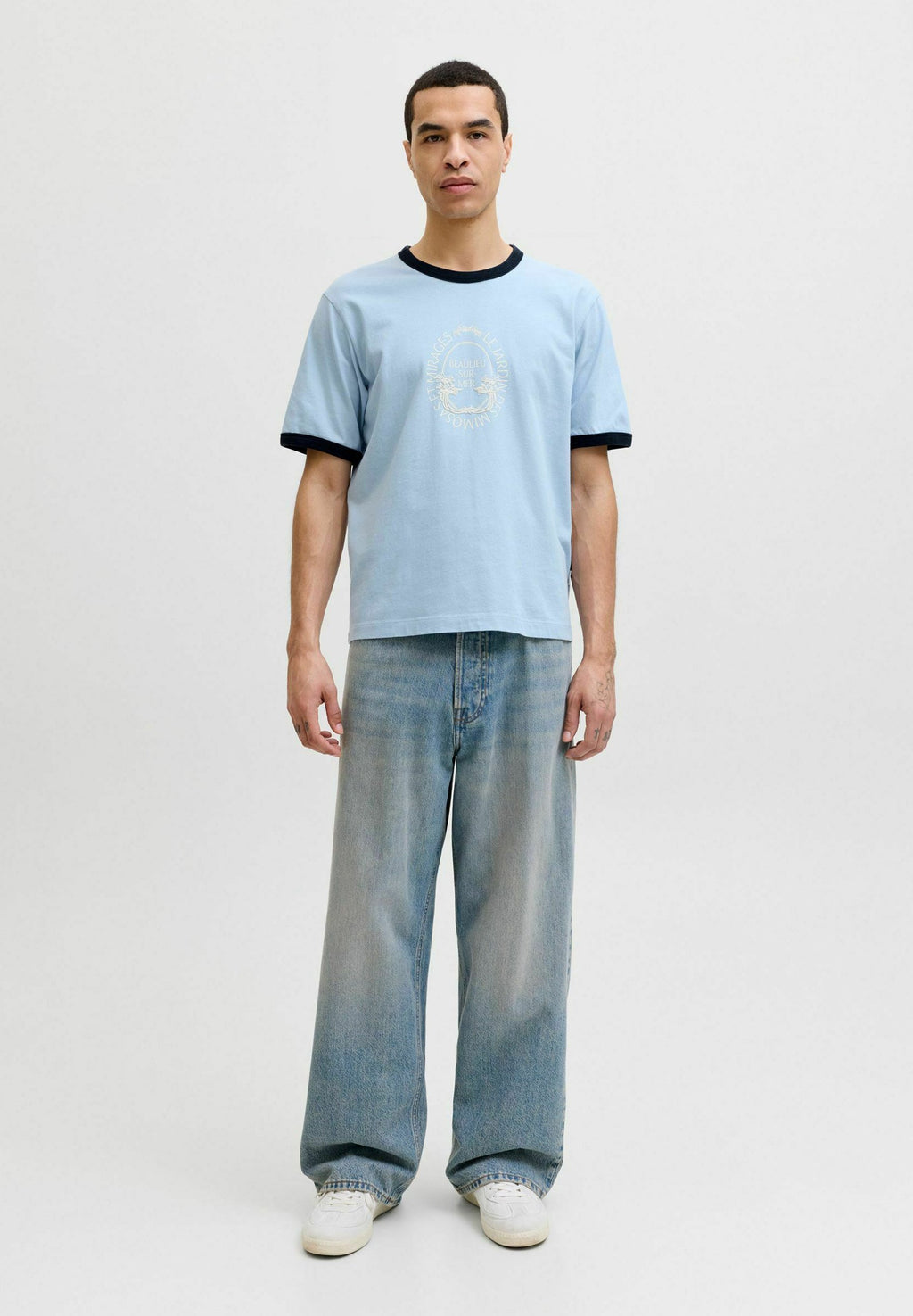 T-SHIRT T-SHIRT - Print T-shirt - cashmere blue
