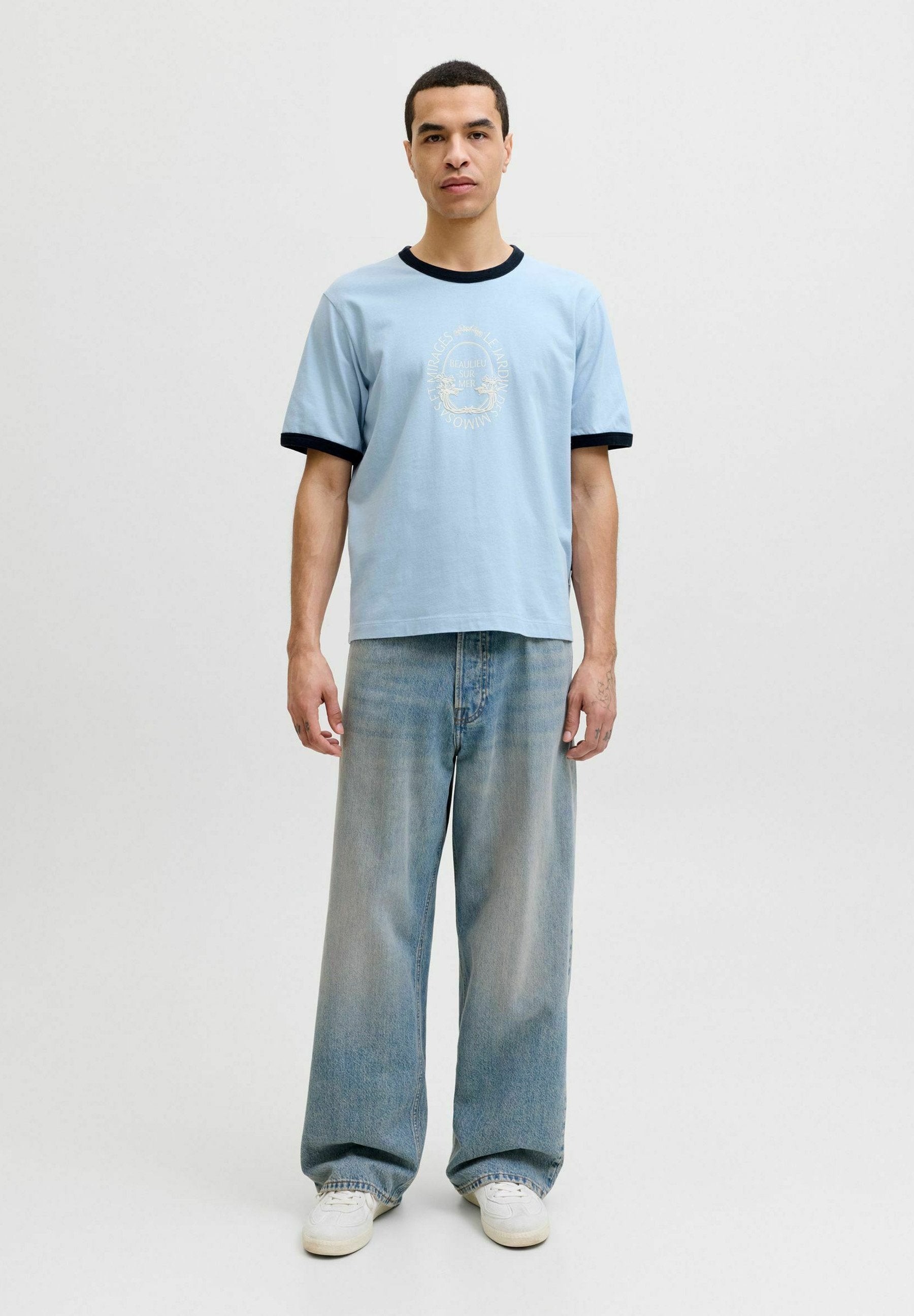 T-SHIRT T-SHIRT - Print T-shirt - cashmere blue