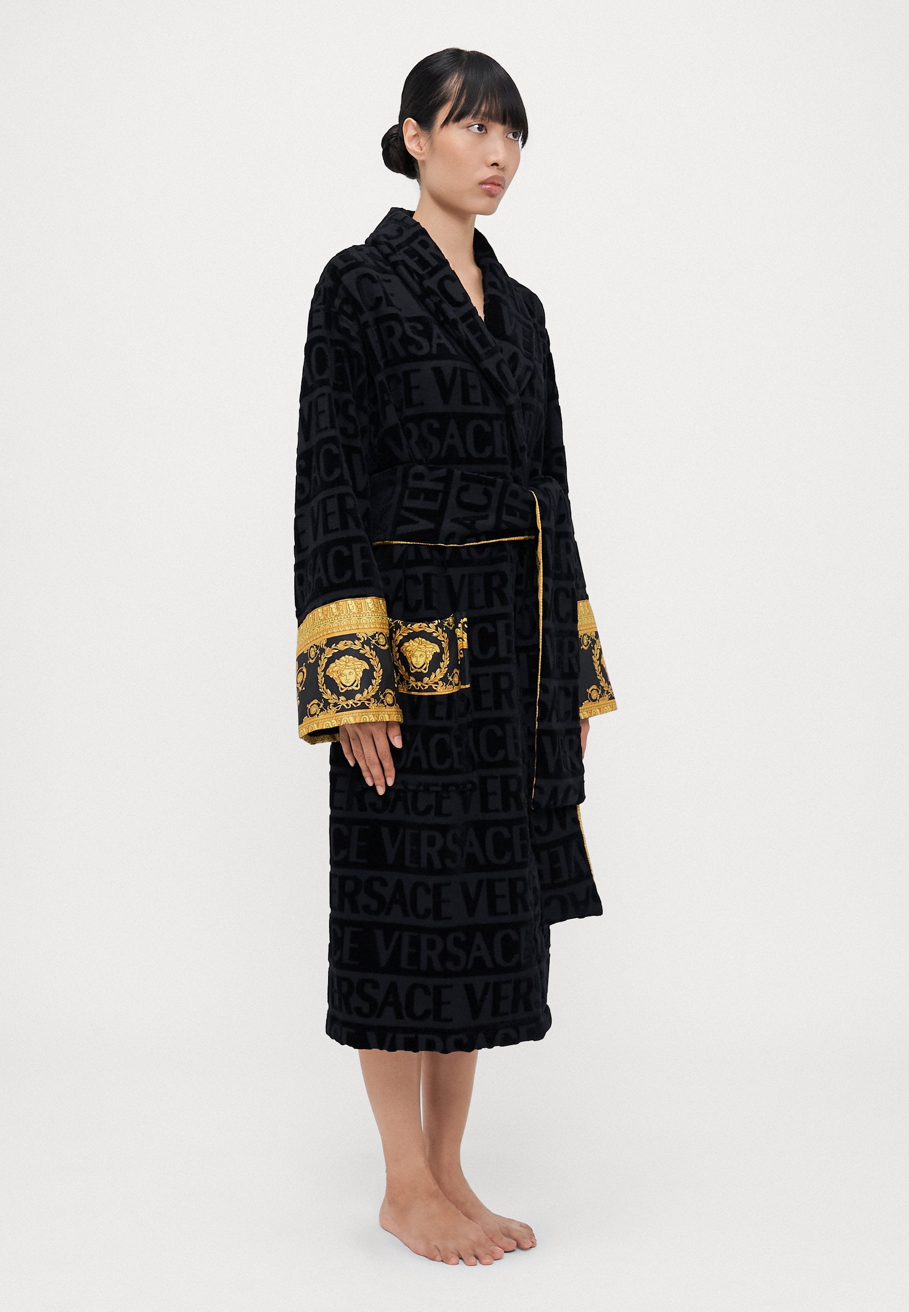 BAROQUE HEART BAROQUE UNISEX - Robe de chambre - black