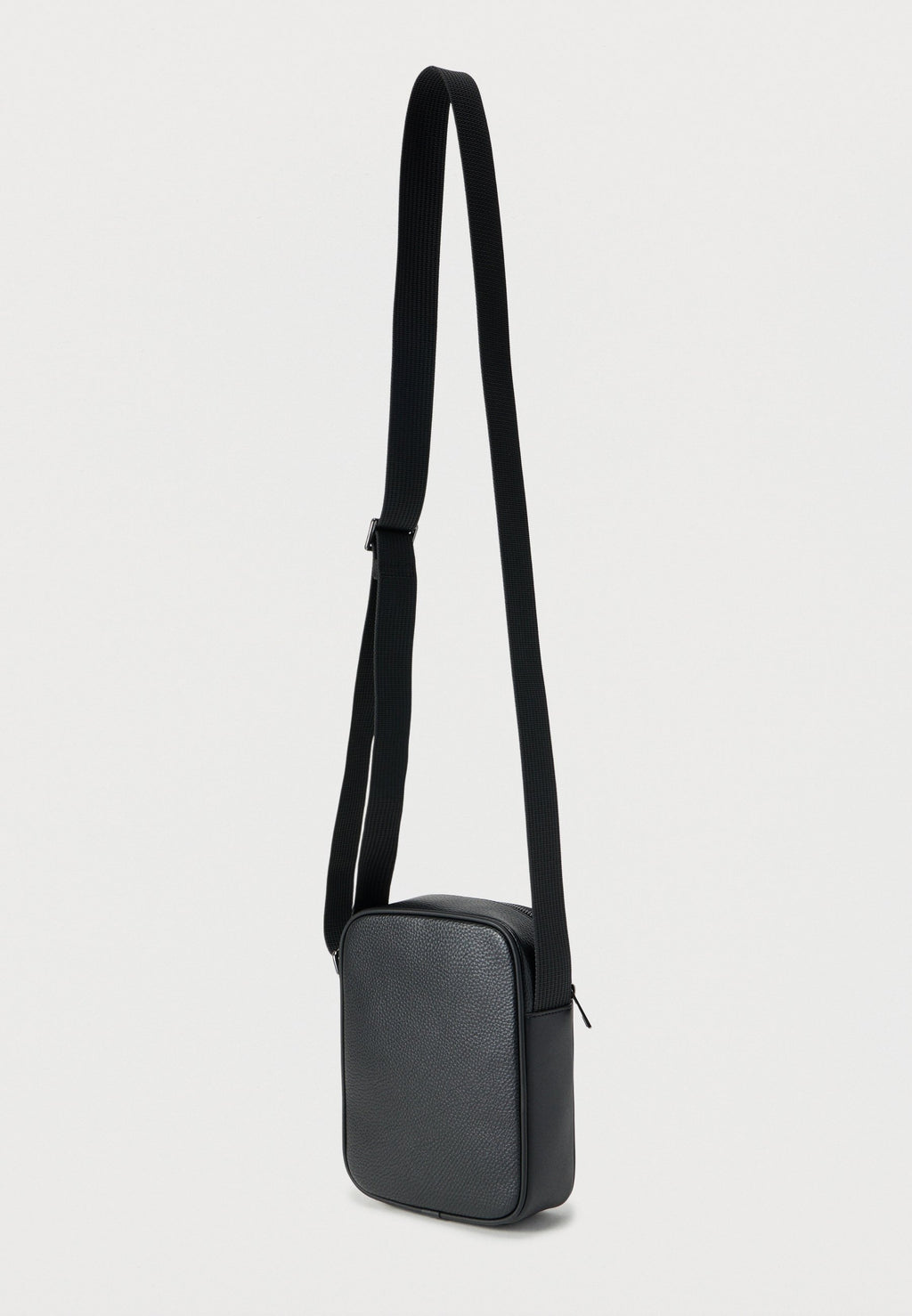 SAC REPORTER BANDOULIÈRE CUIR GRAINÉ - Sac bandoulière - black