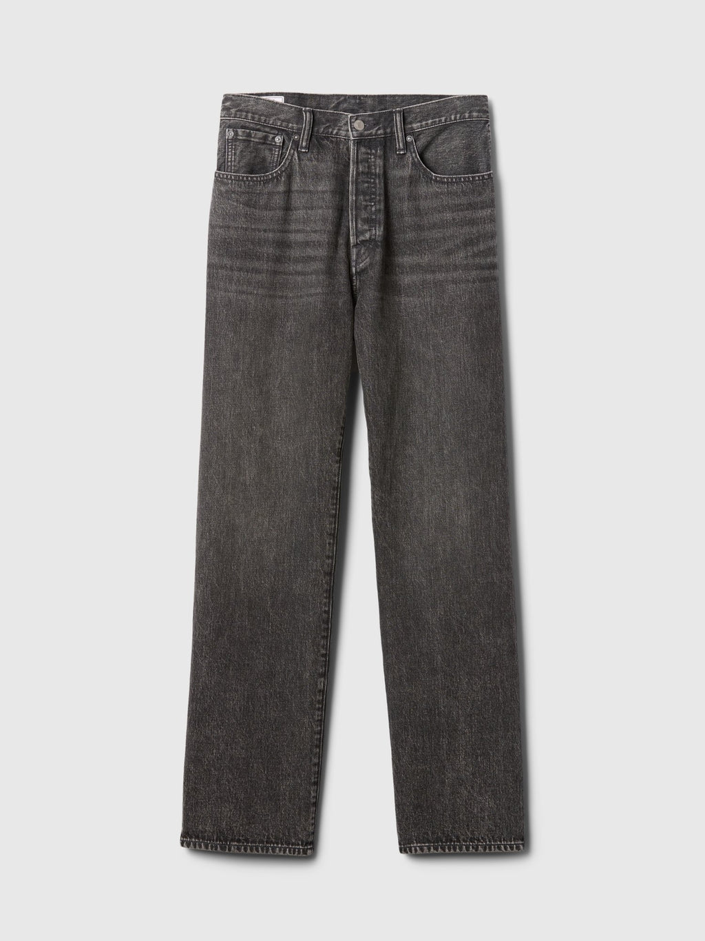 90S LOOSE ORGANIC UNISEX - Jean coupe ample - noir délavé