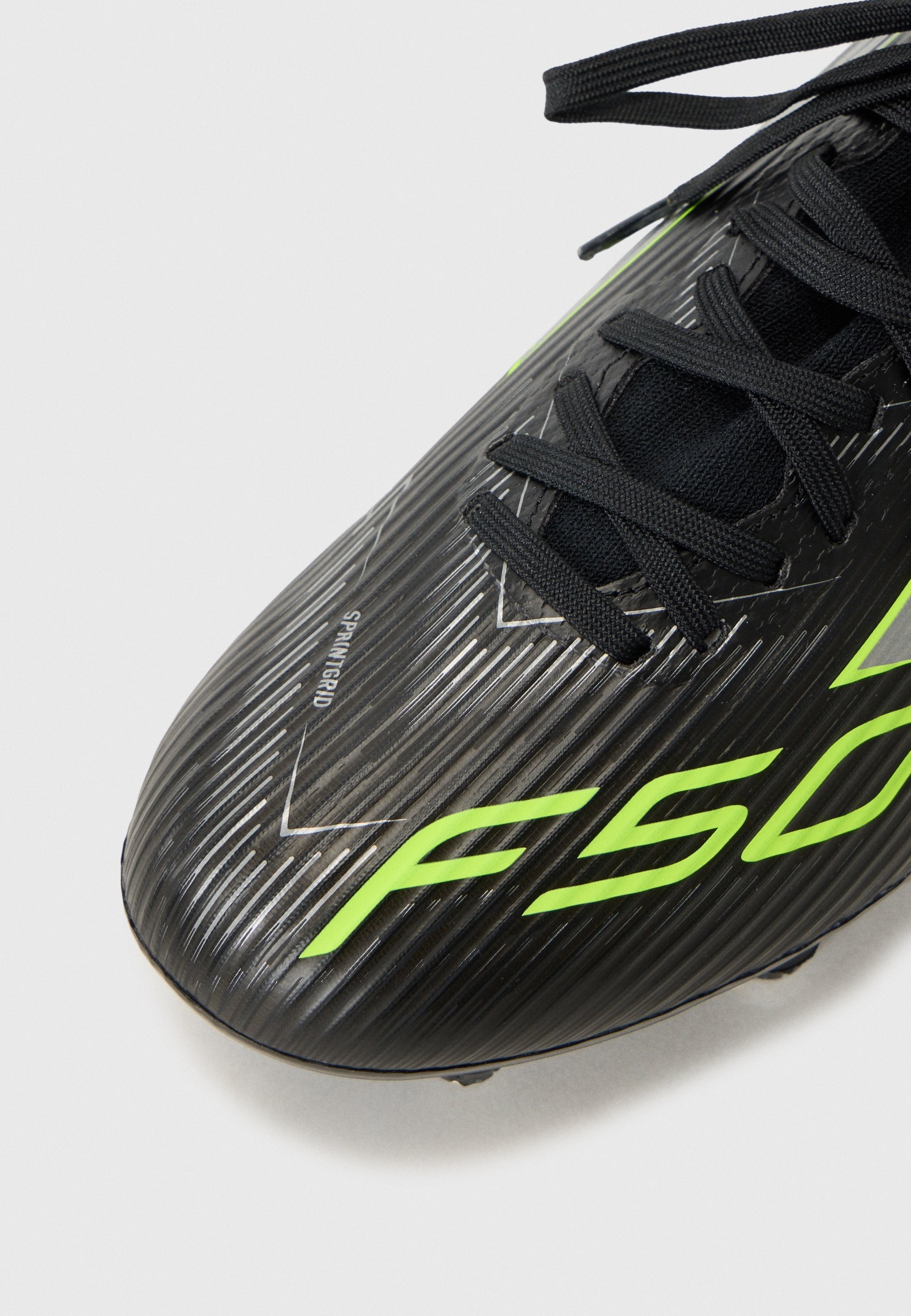 F50 LEAGUE  MID SOFT GROUND FOOTBALL BOOTS - Soft-ground football boots - core black/iron/lucid lemon