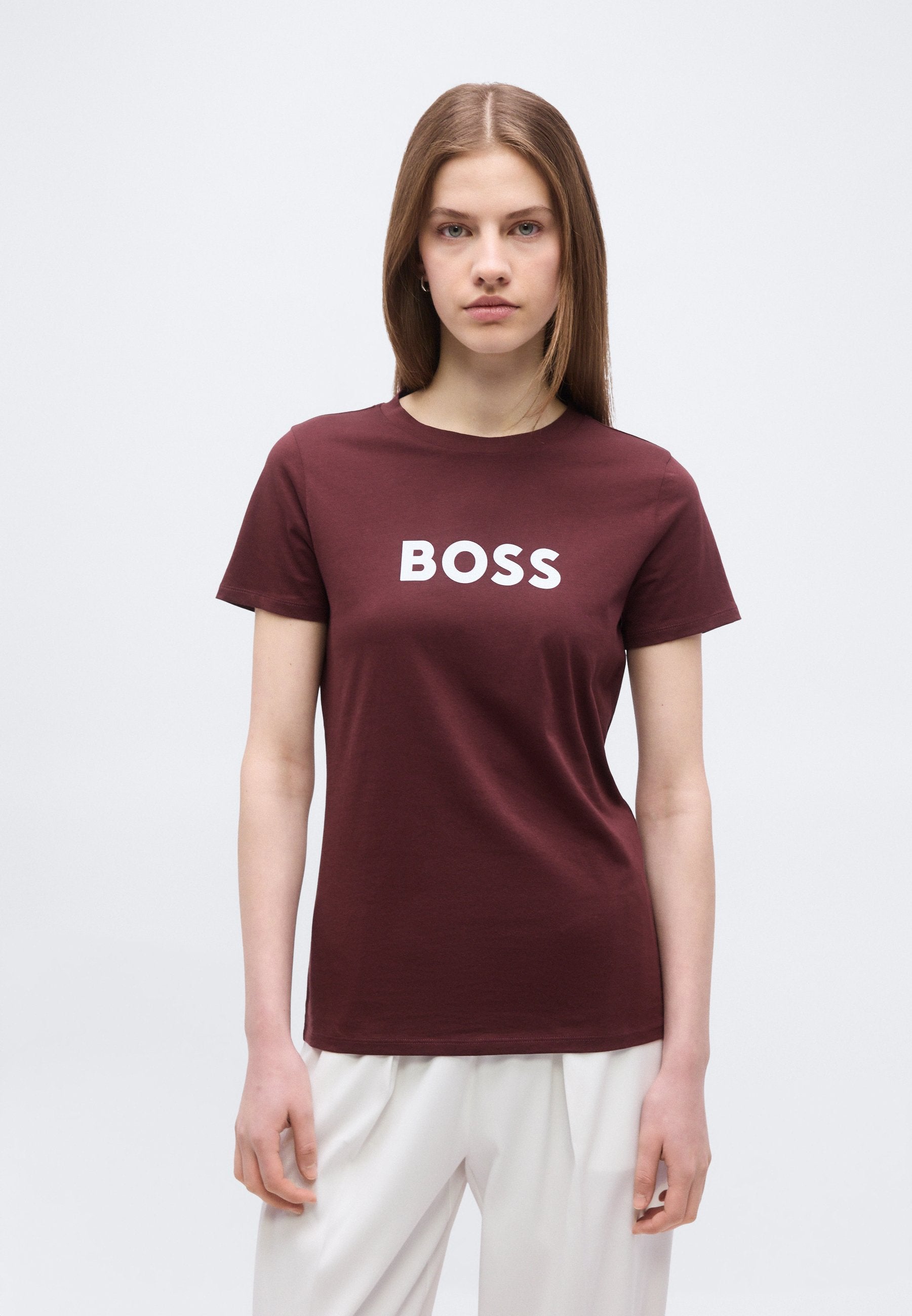 ELOGO - Print T-shirt - dark brown