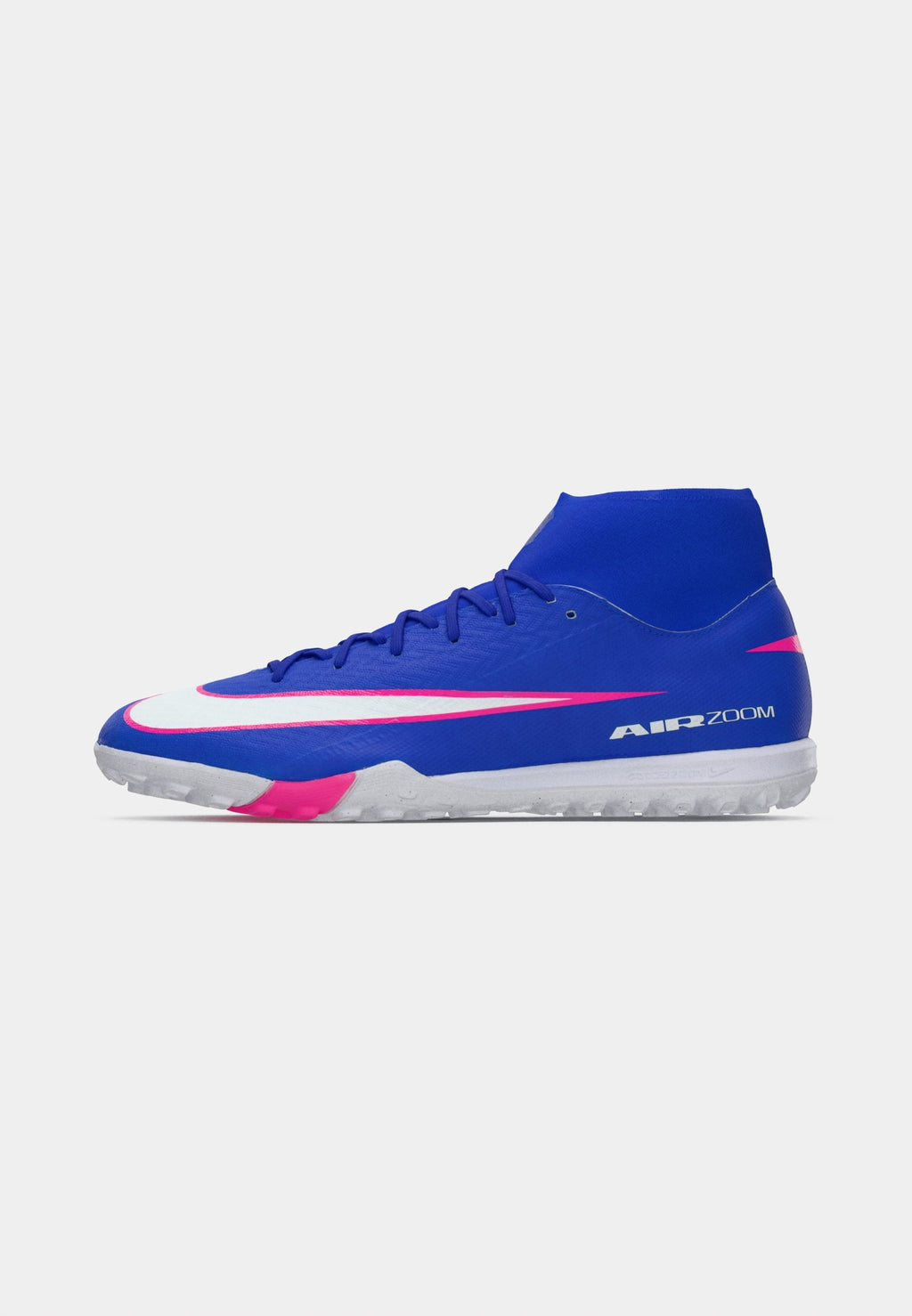 ZM 10 ACADEMY TF - Firm-ground football boots - racer blue/white