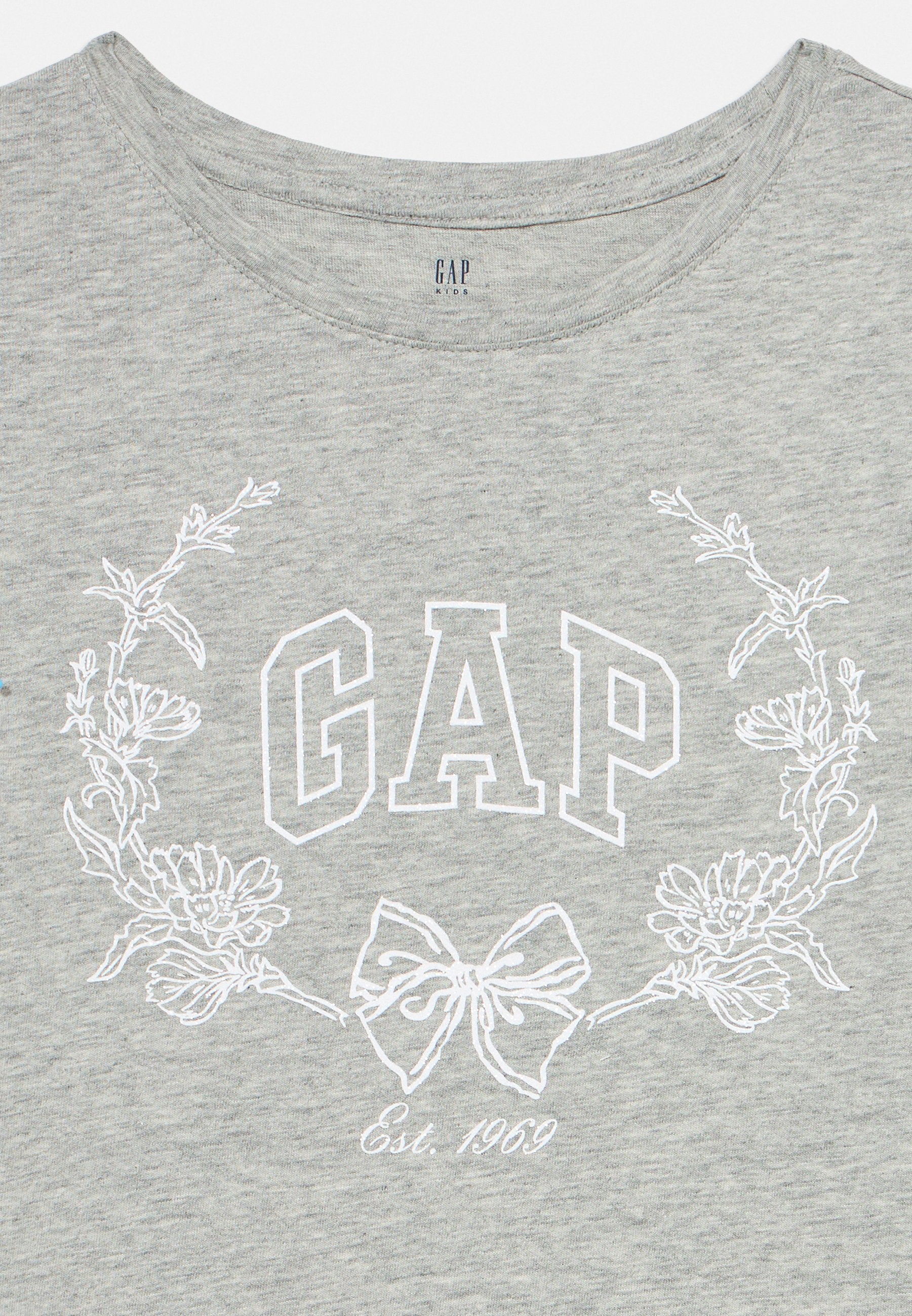 GRAPHIC TEE 2 PACK - Print T-shirt - light heather grey