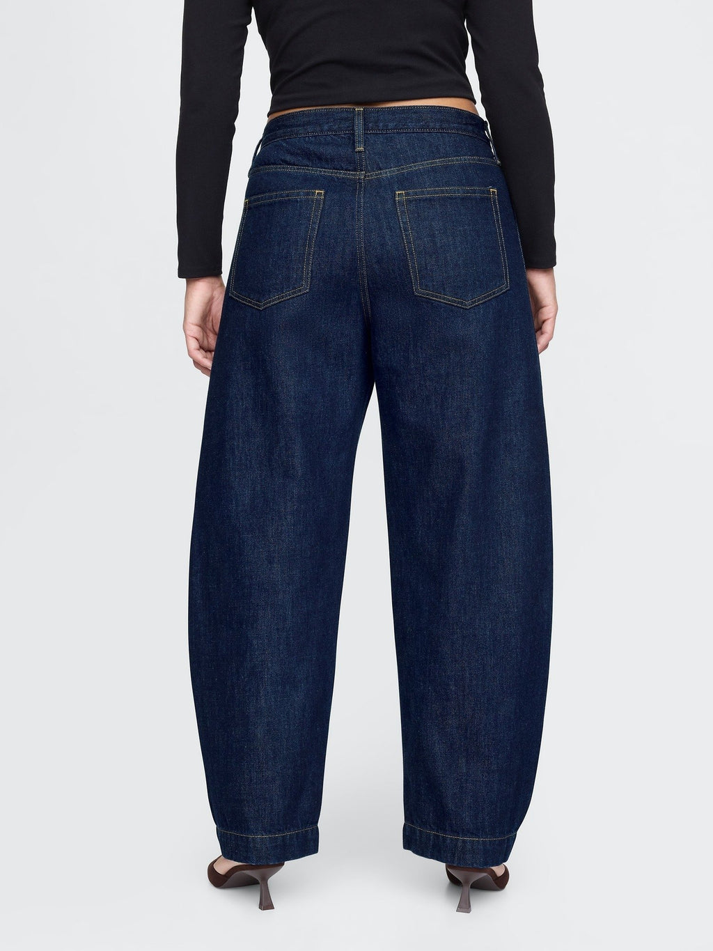 BARREL TWISTED SEAM LARKIN - Baggy Jeans - dark rinse