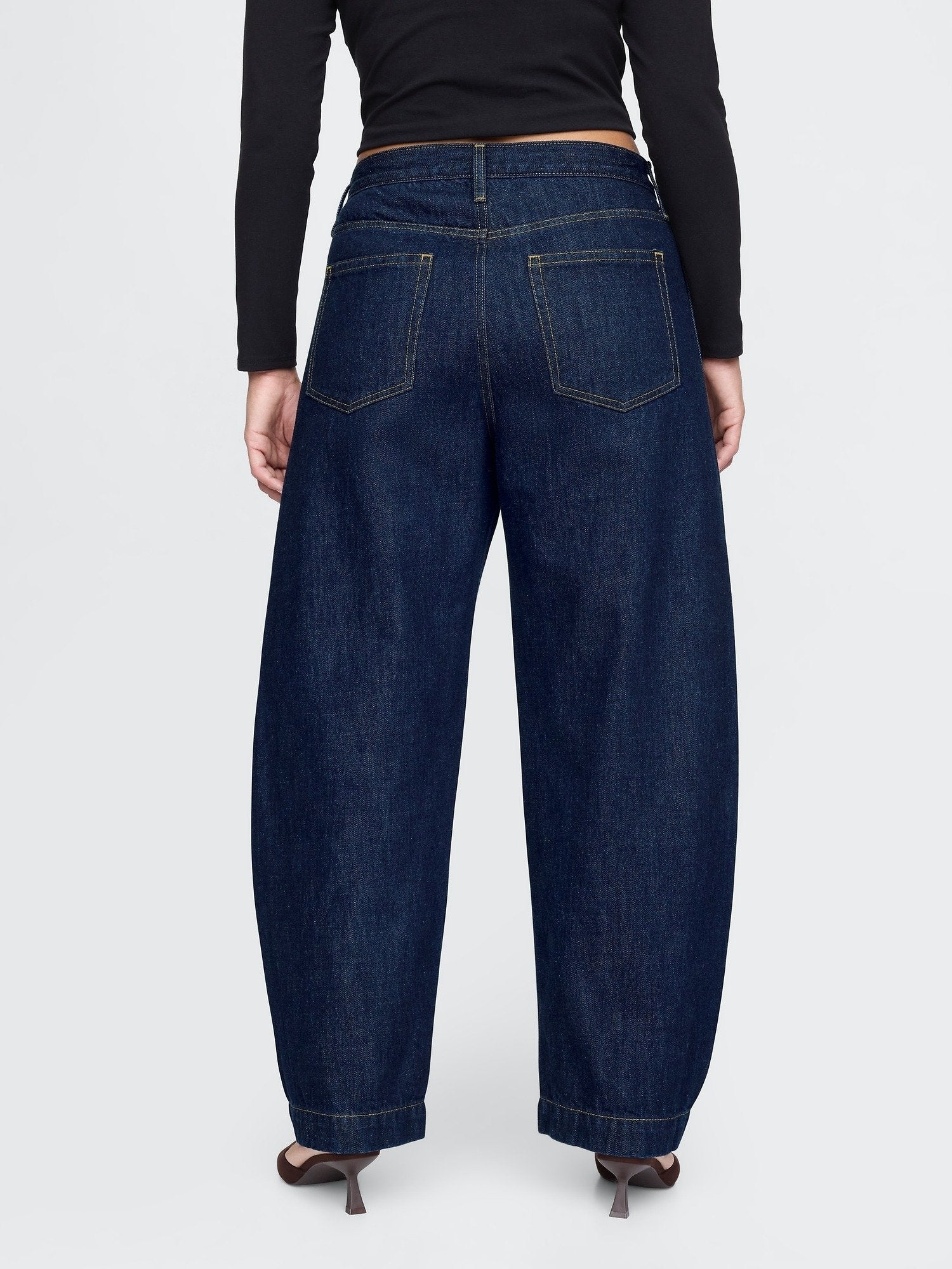 BARREL TWISTED SEAM LARKIN - Baggy Jeans - dark rinse