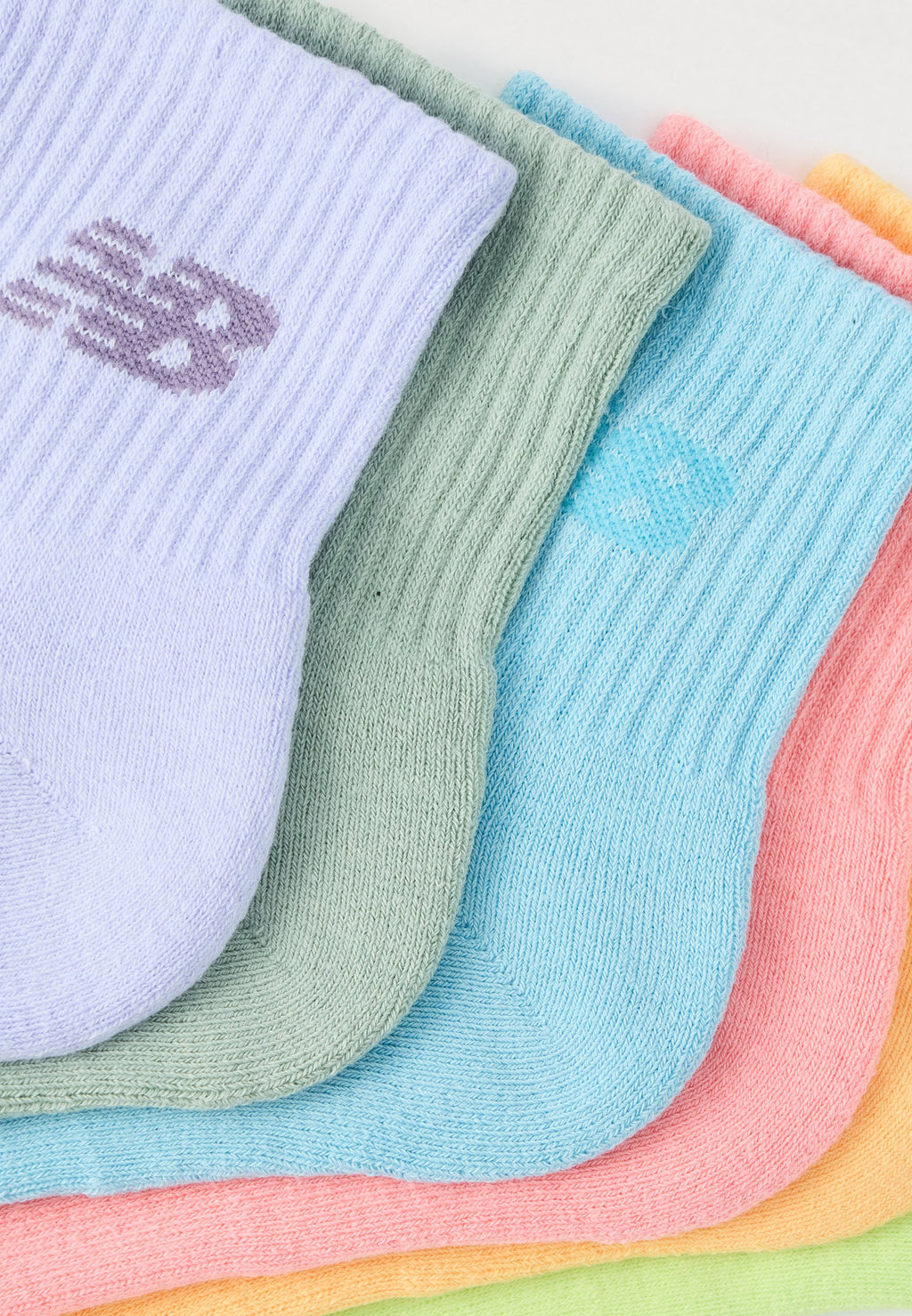 LOT DE 6 PAIRES DE CHAUSSETTES BASSES UNISEXES EVERYDAY ANKLE - Chaussettes - jaune fluo/orange/rose fluo