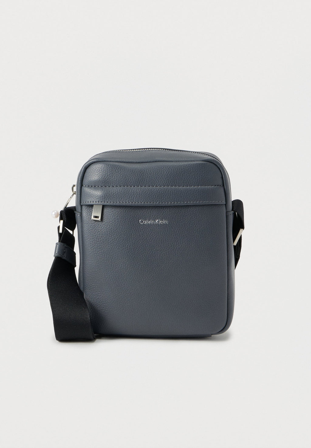 RAISED REPORTER - Cross body bag - iron gate