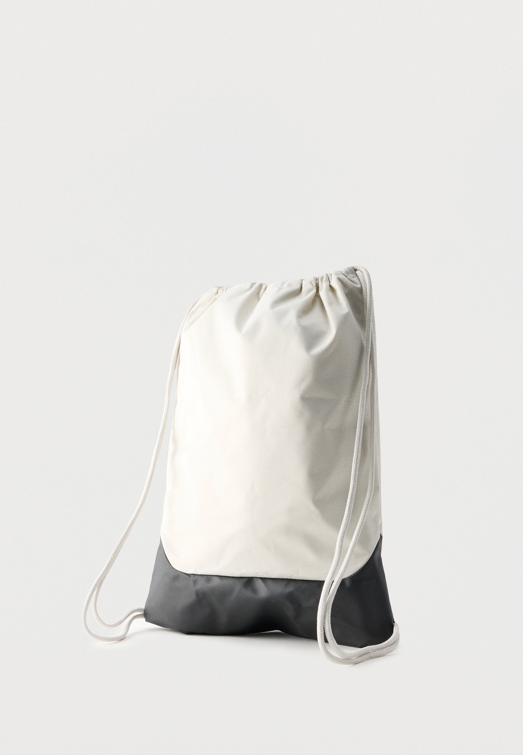 DRAWSTRING UNISEX - Drawstring sports bag - light bone/black