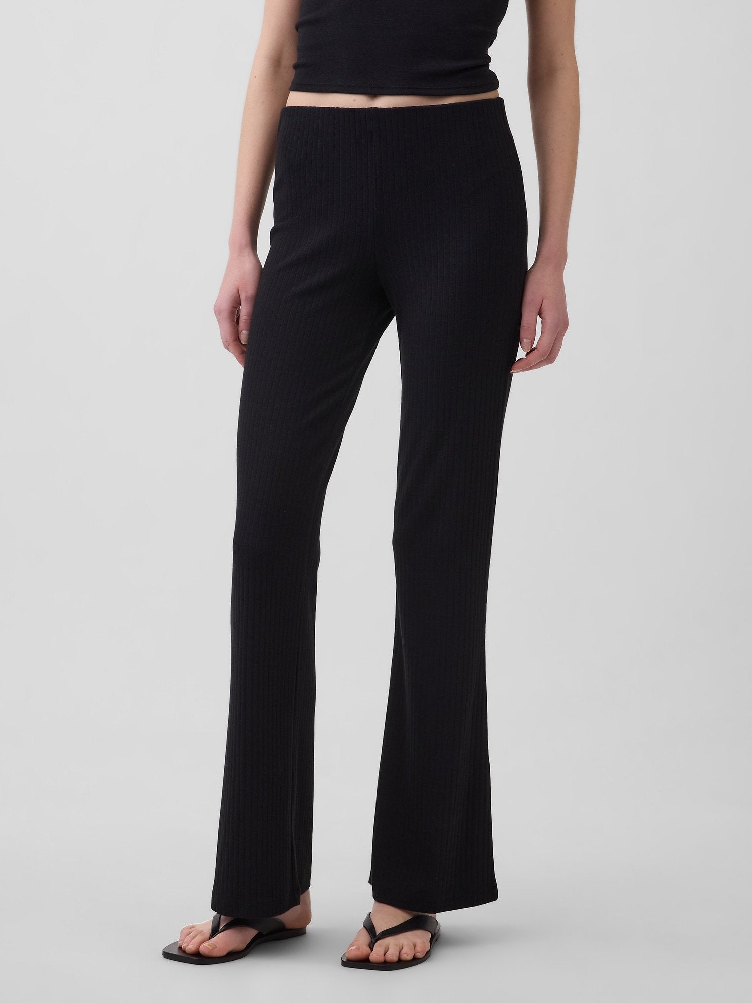 MOD WIDE FLARE - Trousers - black