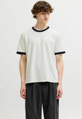 Colour block - Basic T-shirt - snow white