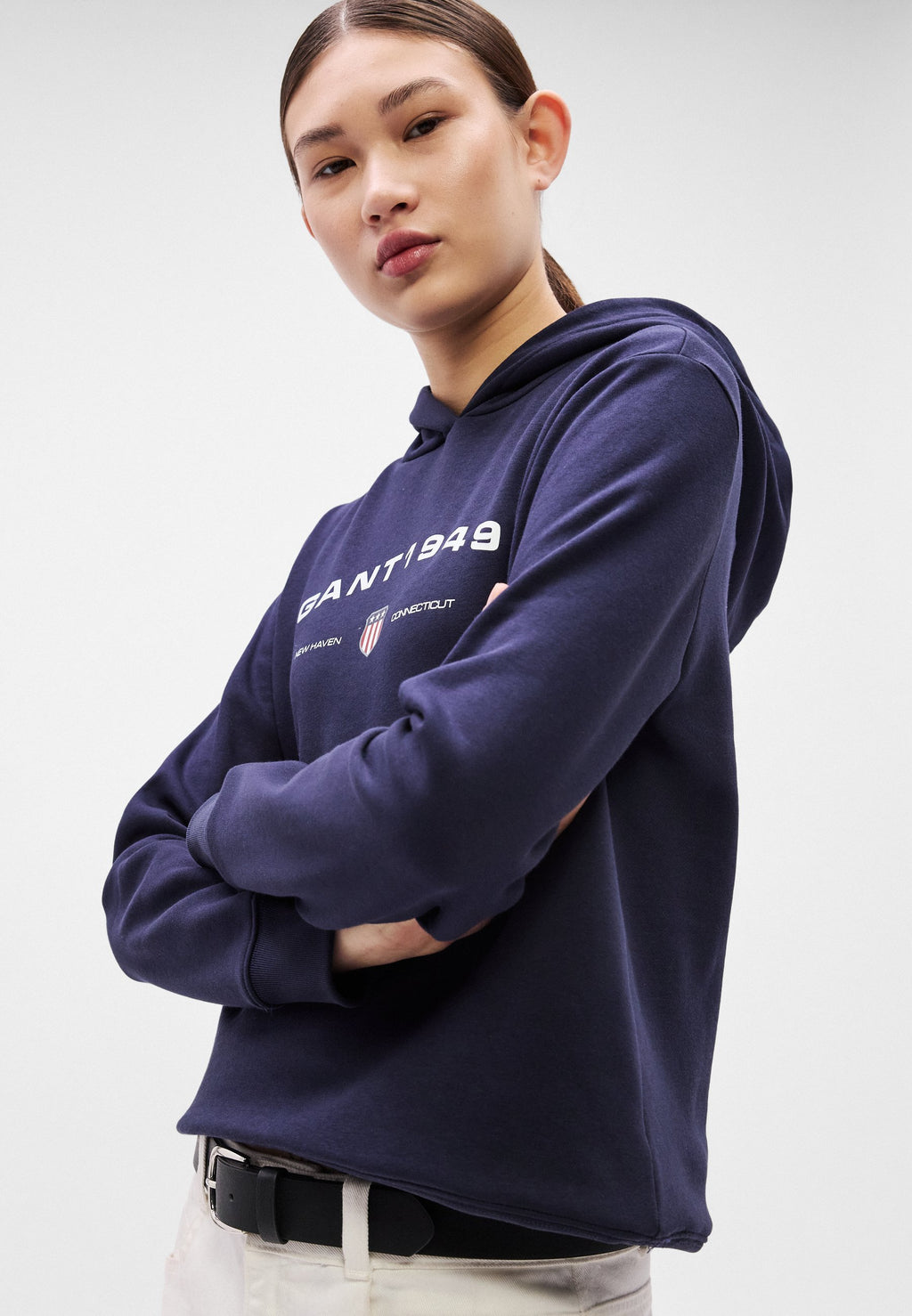GRAPHIC HOODIE - Hoodie - evening blue