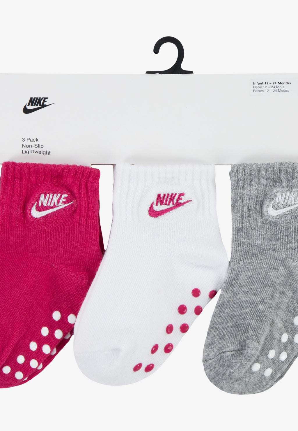 CORE FUTURA GRIPPER UNISEX 3 PACK - Socks - rush pink