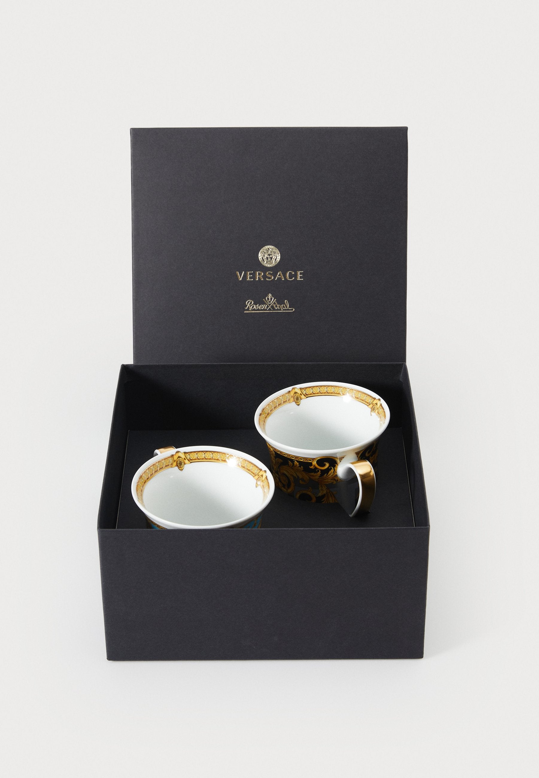 2 MUGS W. HANDLE SET - Saucer - prestige gala