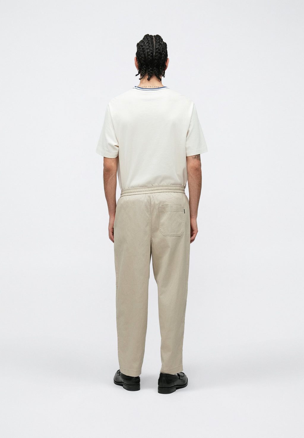 Joggers Barrel Fit - Trousers - beige