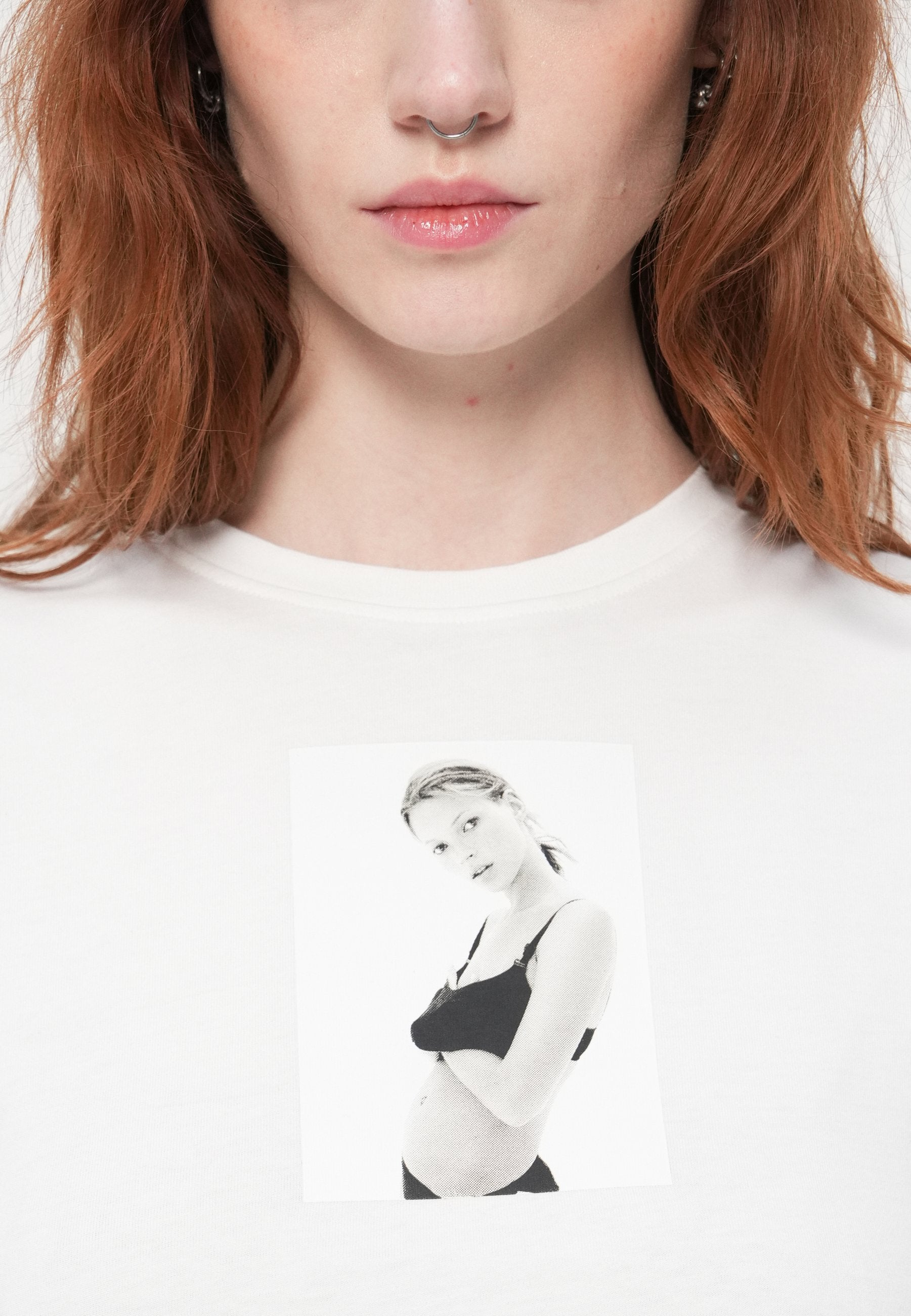CLASSIC KATE BABY TEE UNISEX - Print T-shirt - brilliant white