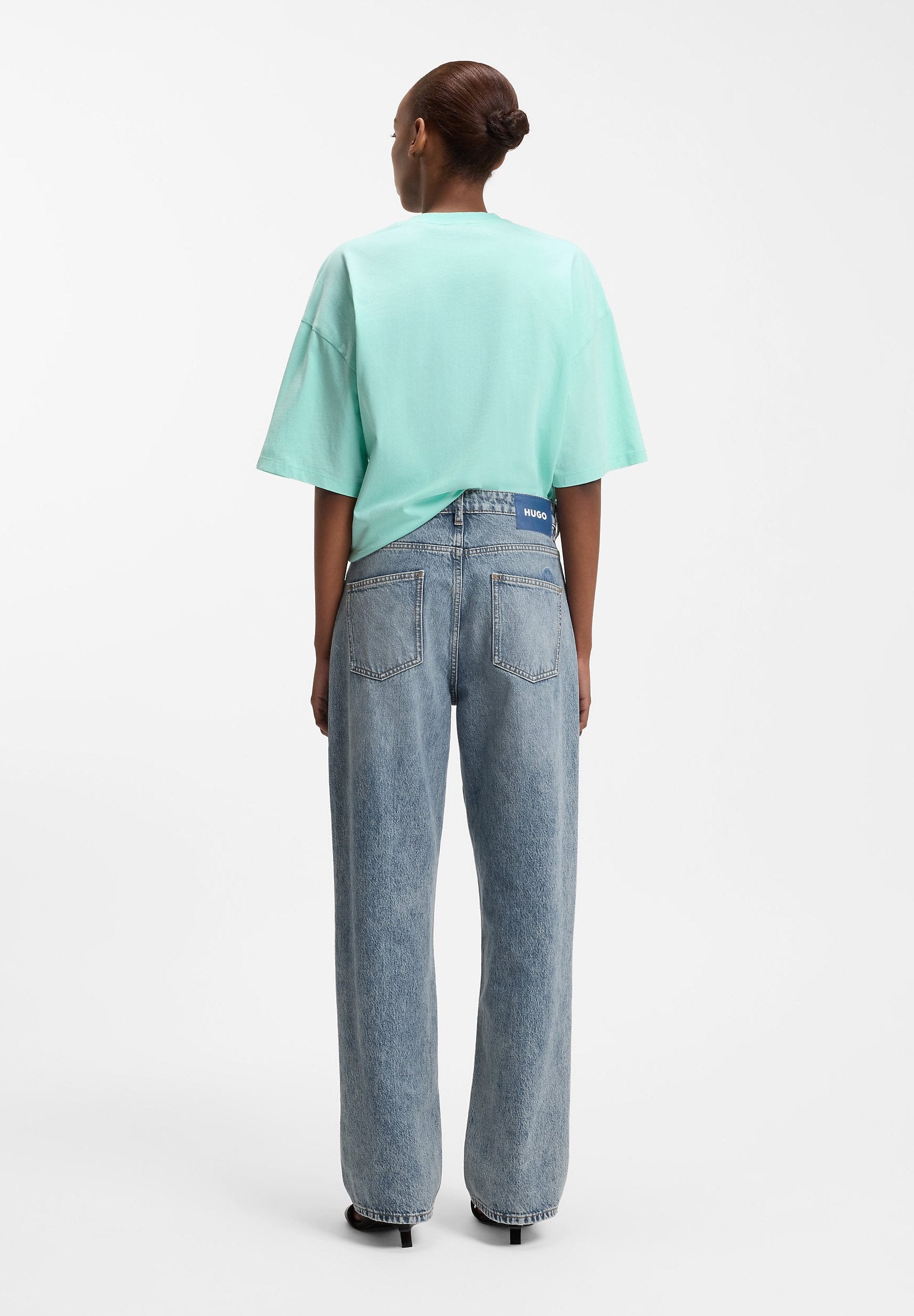 LENI_8_B - Loose Jeans - bright blue