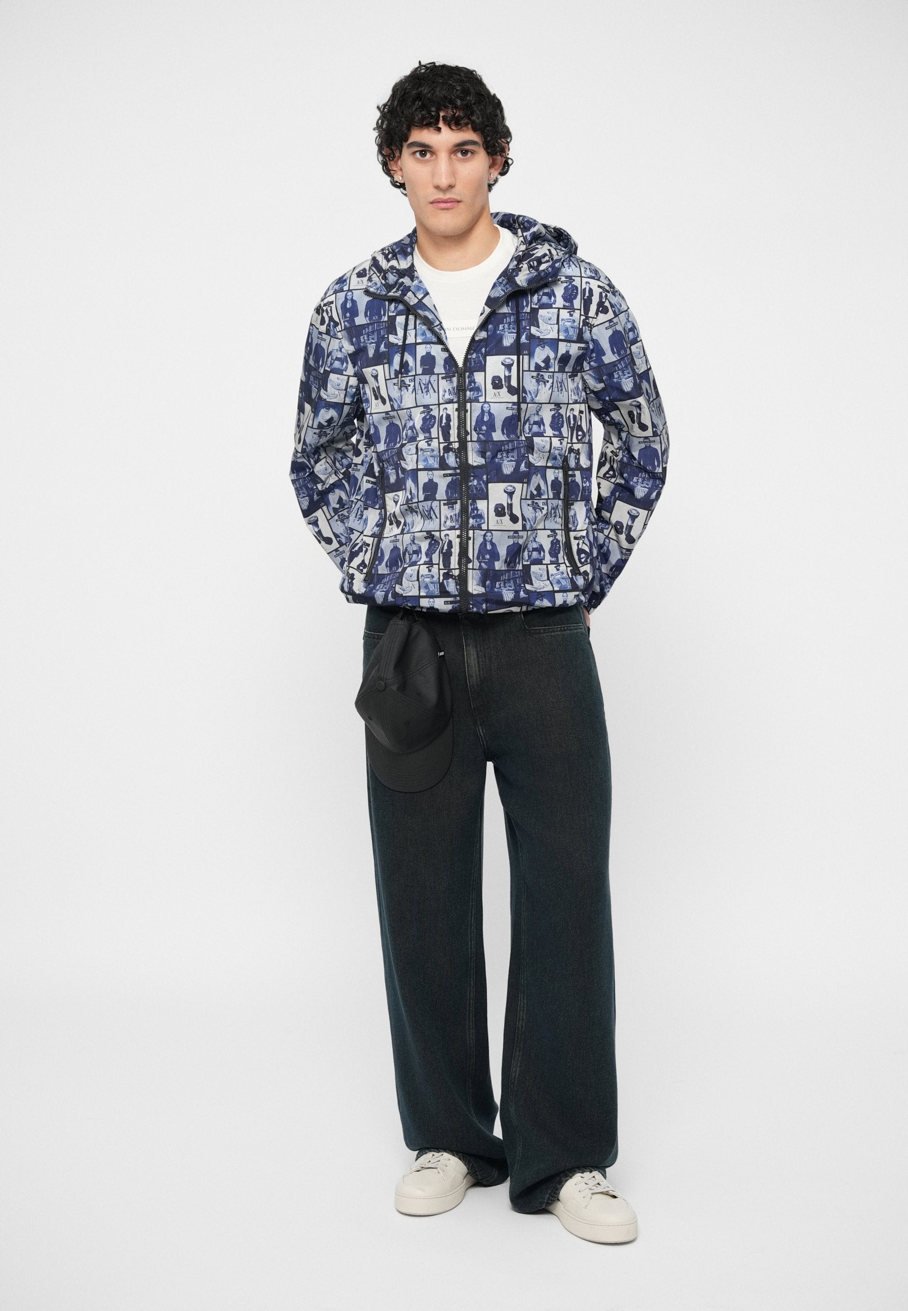 ARCHIVE PRINT JACKET - Summer jacket - blue