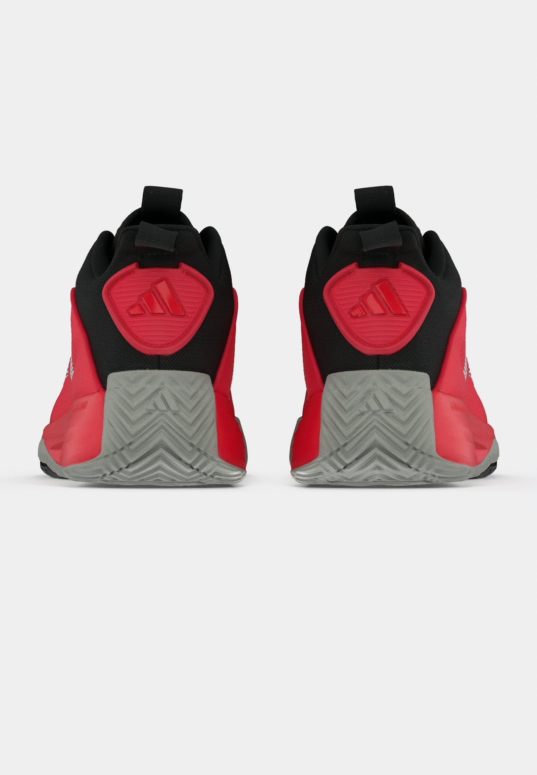 OWNTHEGAME 3.0 UNISEX - Basketball shoes - pure ruby/silver-coloured metallic/core black