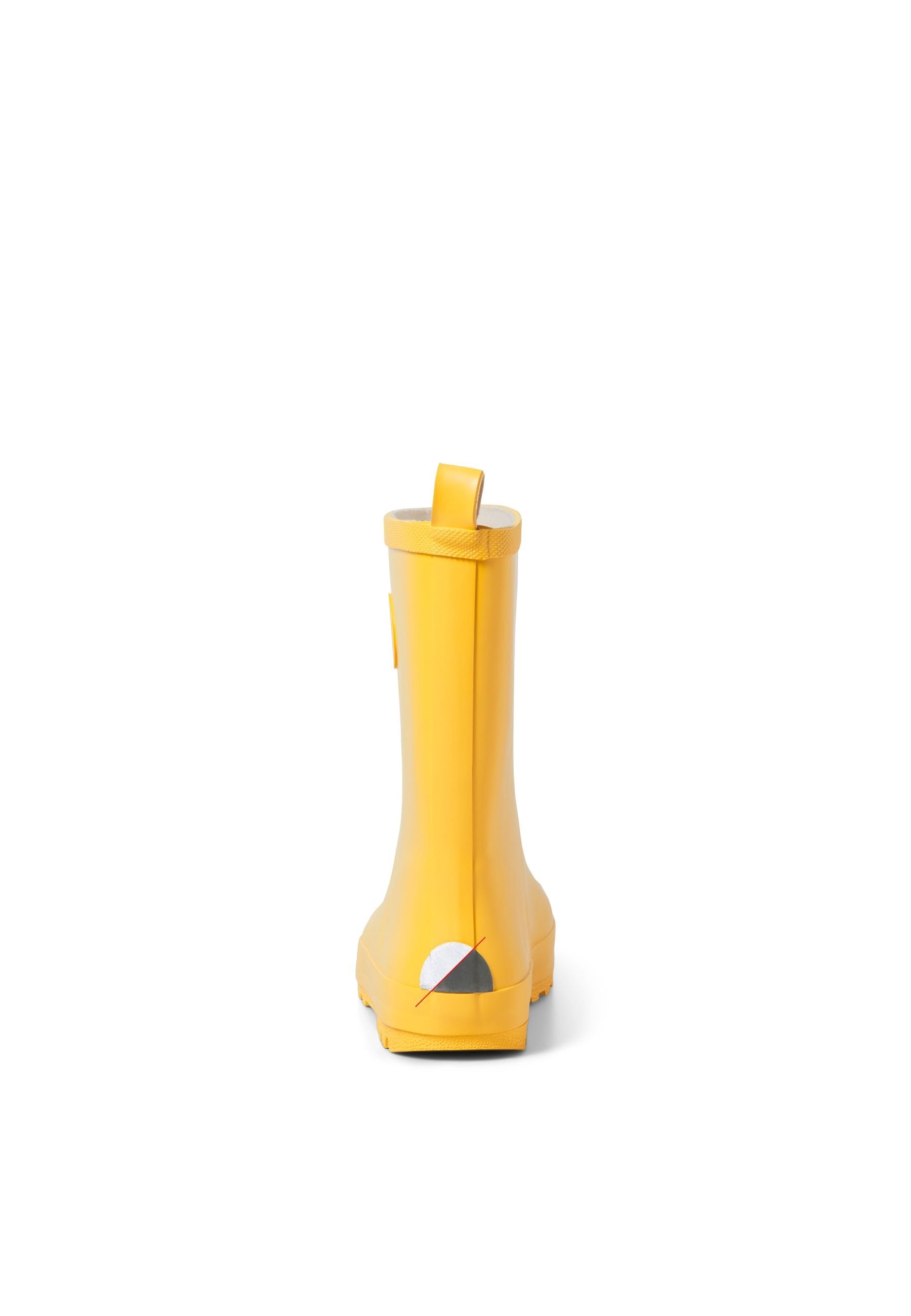 Bottes en caoutchouc Wellington junior - couleur jaune de sécurité