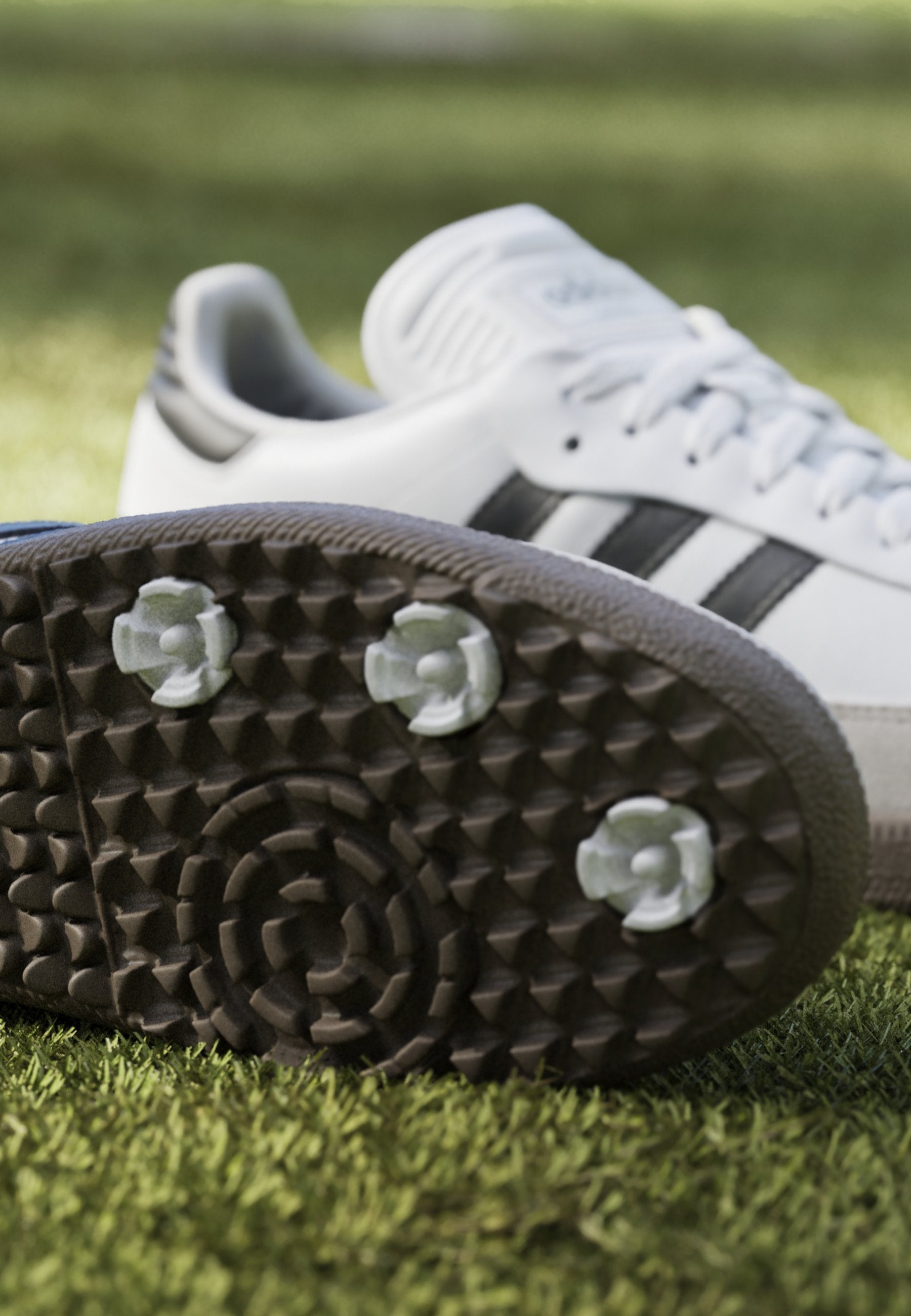 SAMBA GOLF UNISEX - Golf shoes (without spikes) - ftwrwhite coreblack gum
