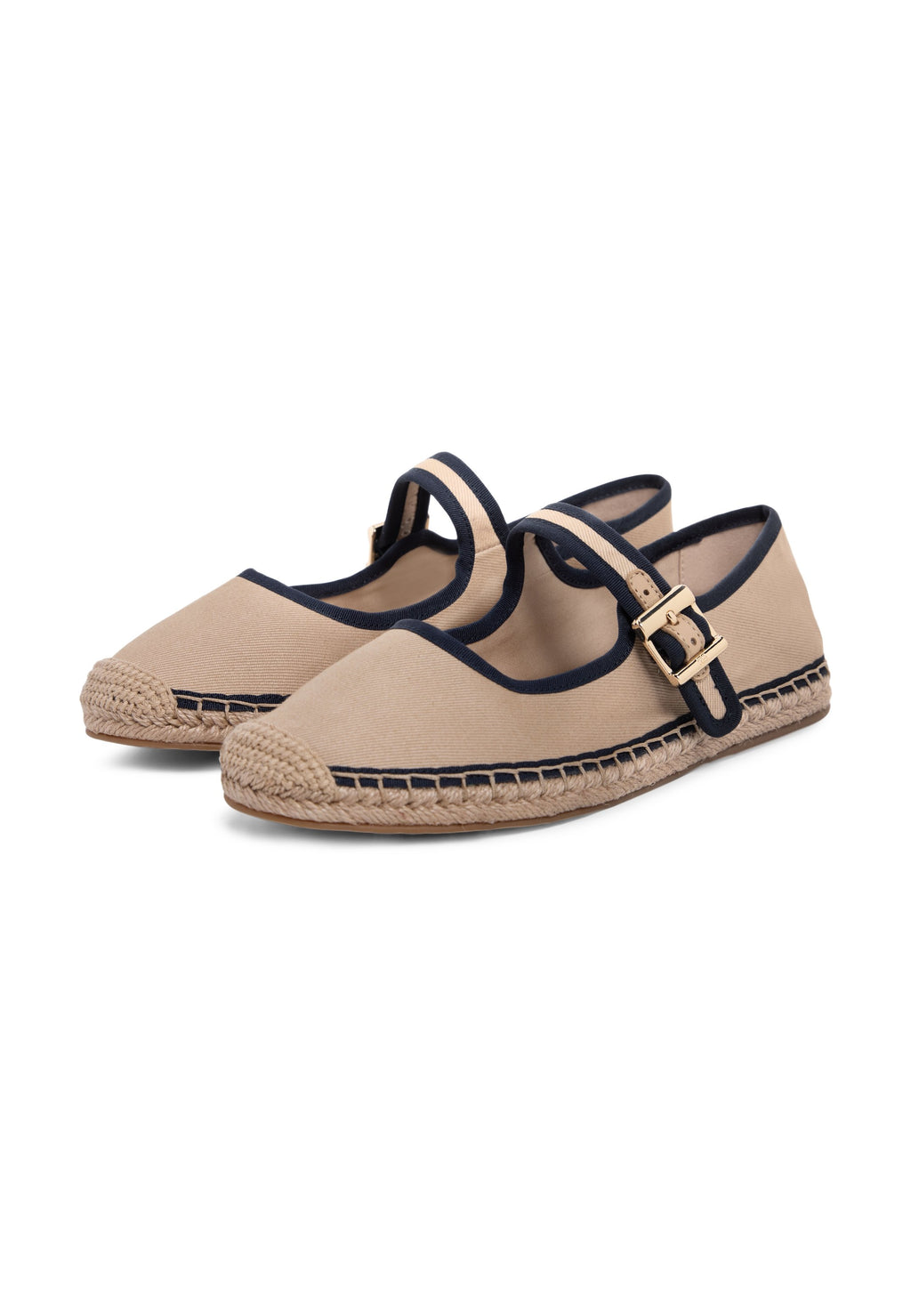 BUCKLE MARYJANE - Ankle strap ballet pumps - space blue