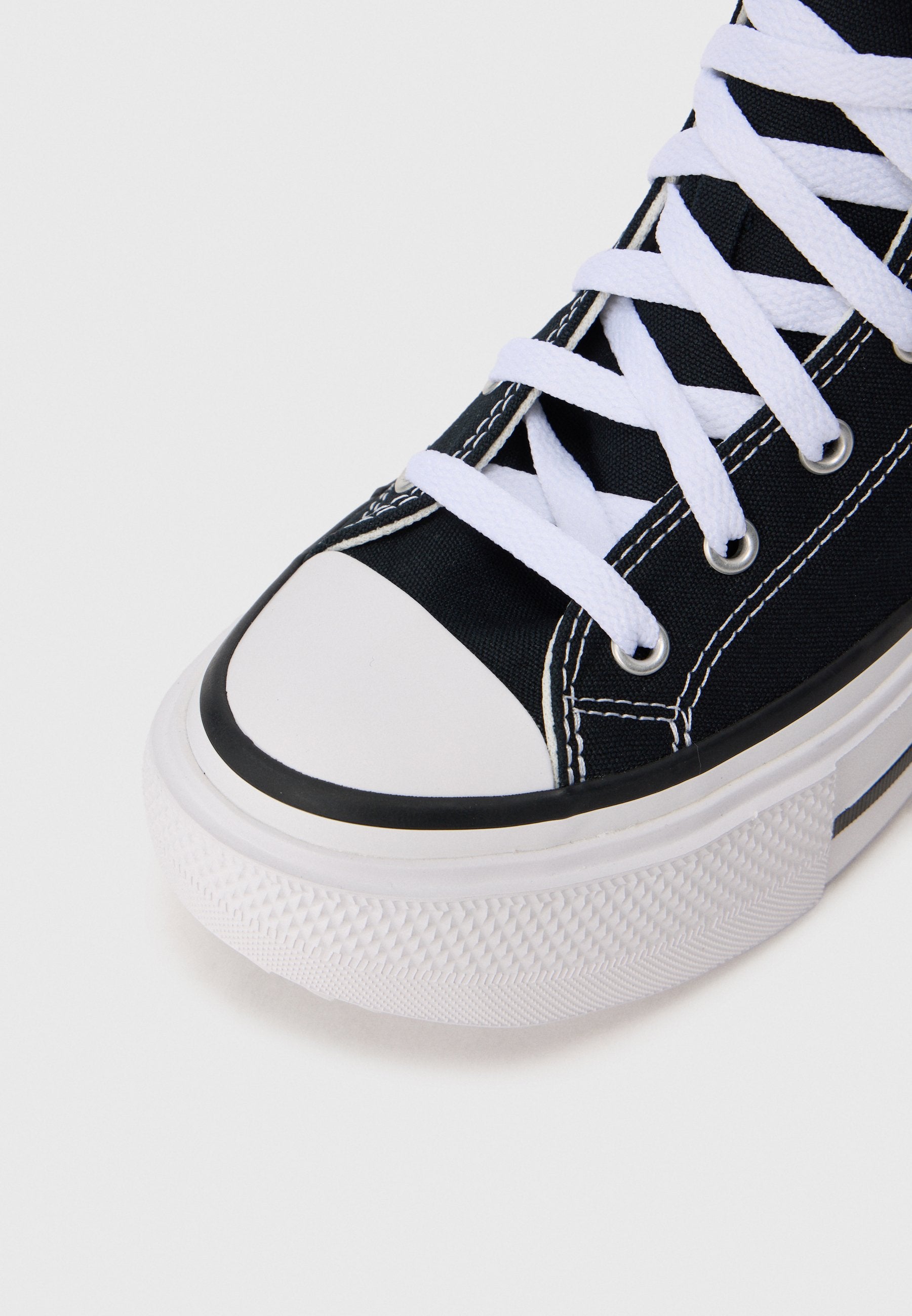 CHUCK TAYLOR ALL STAR LIFT DOUBLE STACK UNISEX - High-top trainers - black/white/egret