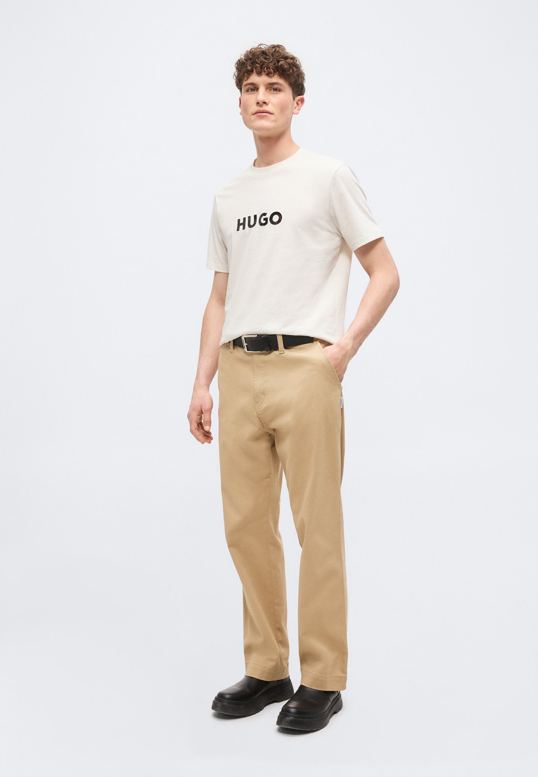 DUMEO - Print T-shirt - natural