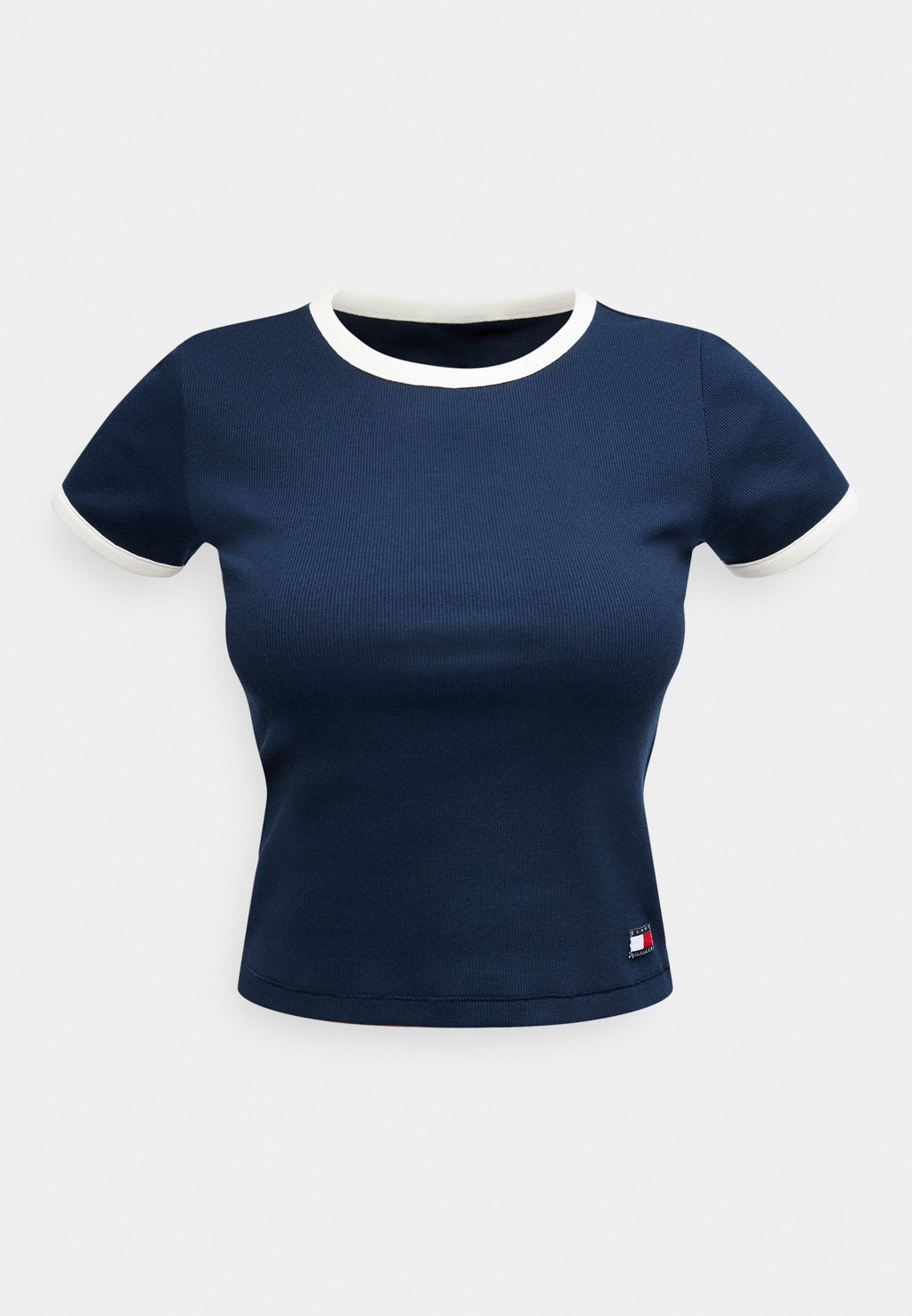 HERITAGE CONTRAST TRIM RIBBED LOUNGE T-SHIRT - Pyjama top - dark night navy
