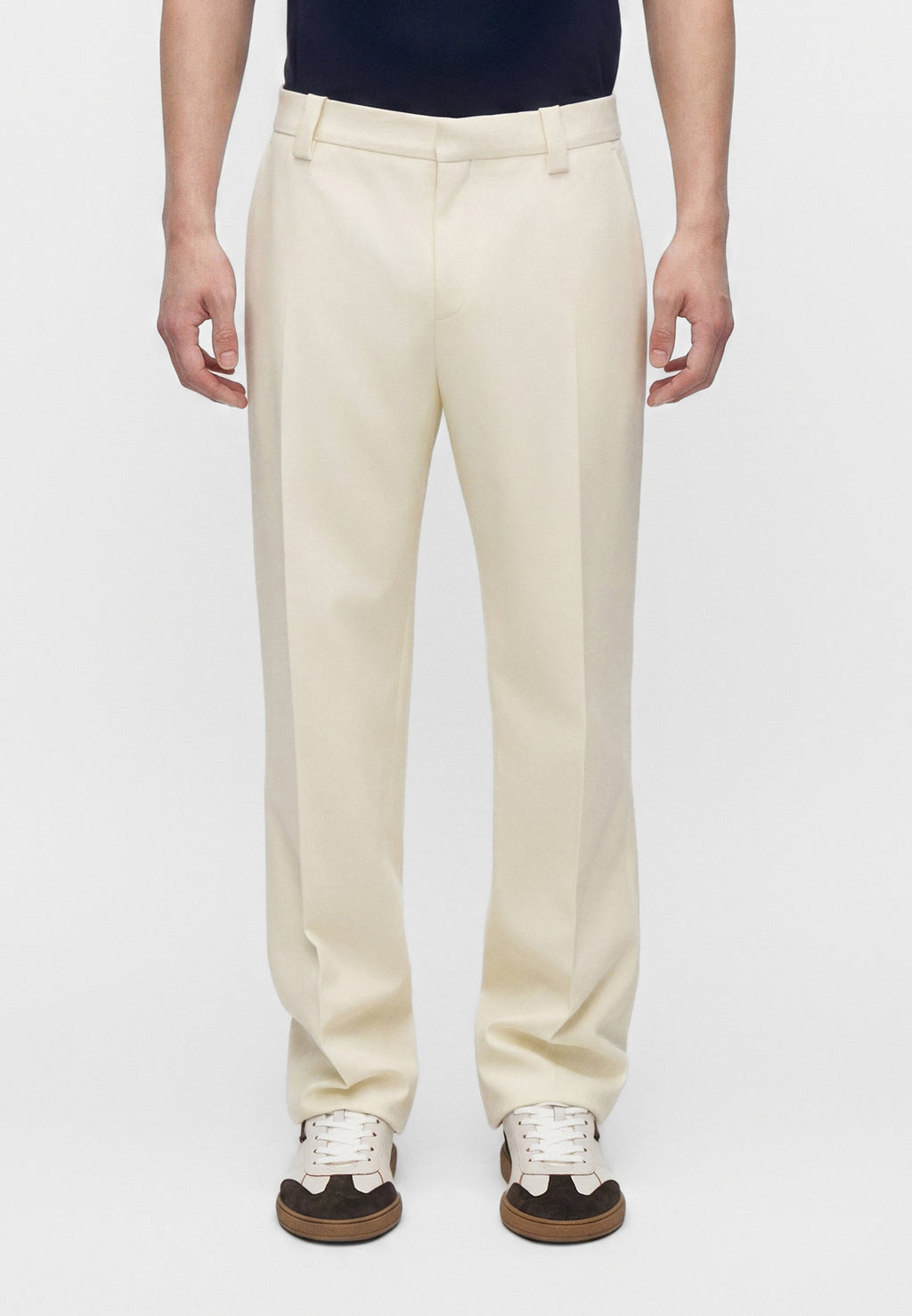 FORMAL PANT RESPONSIBLE  - Trousers - white