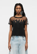 Print T-shirt - black