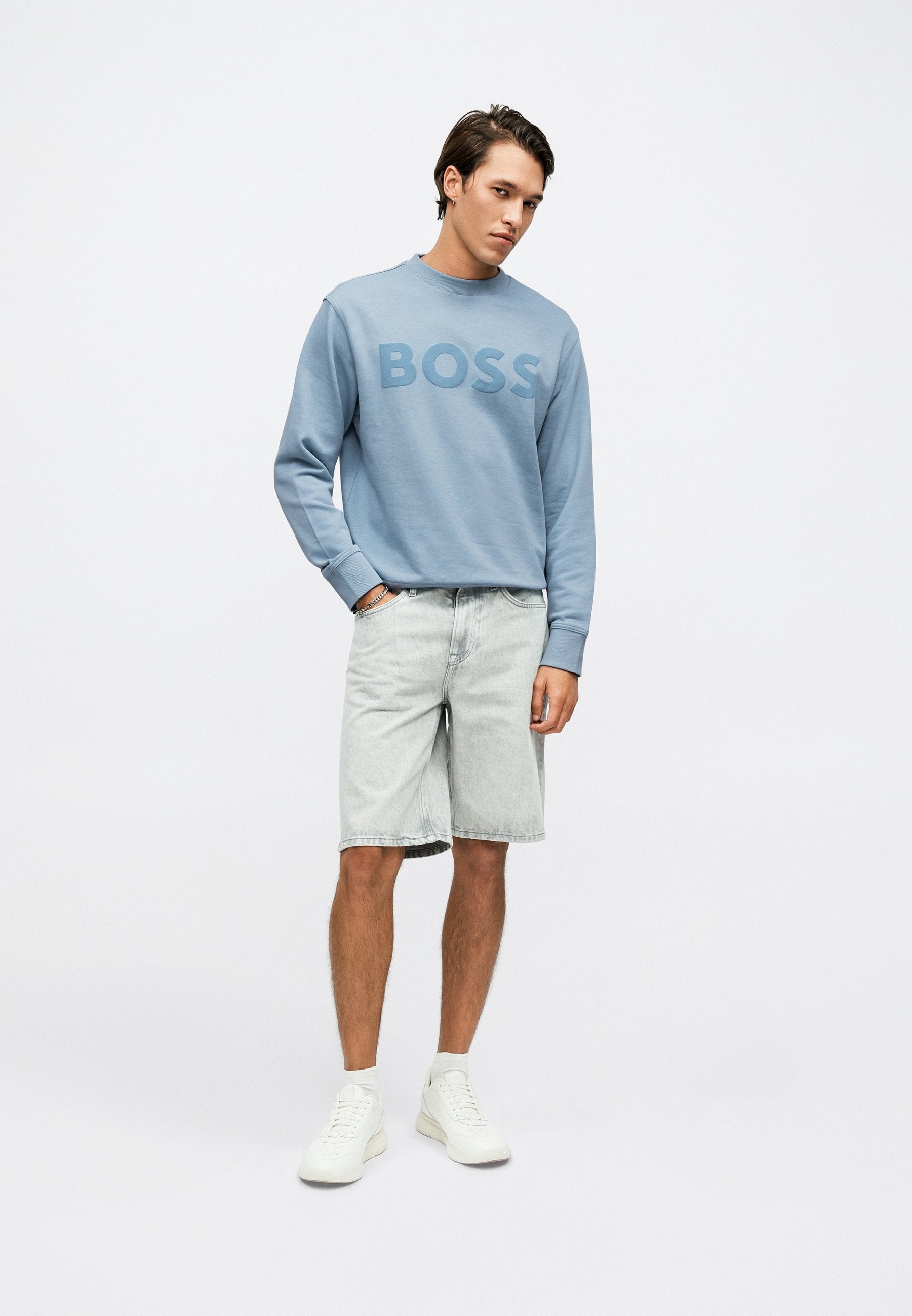 CREW - Sweatshirt - light pastel blue