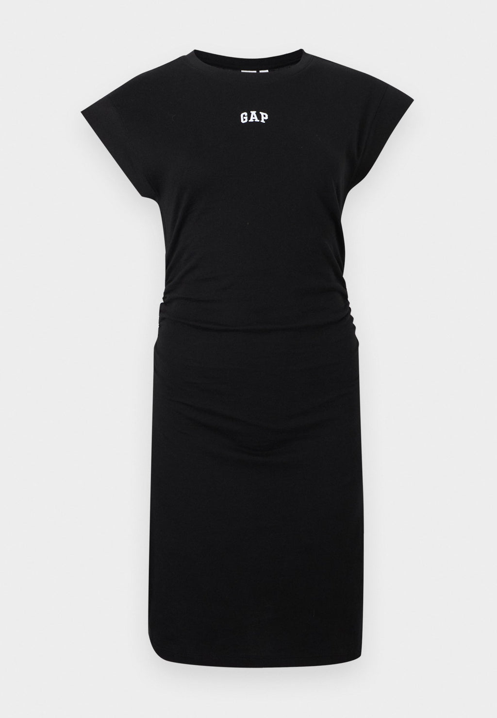 LOGO TEE DRESS - Jersey dress - true black
