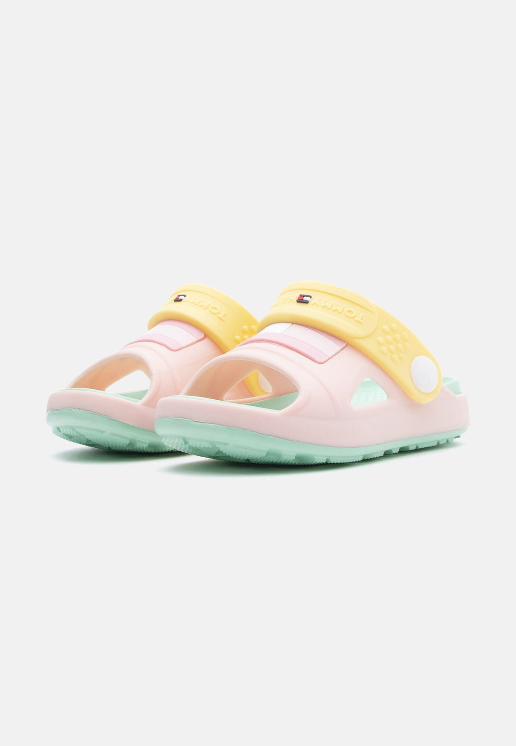 SOLEIL - Mules - pink/yellow