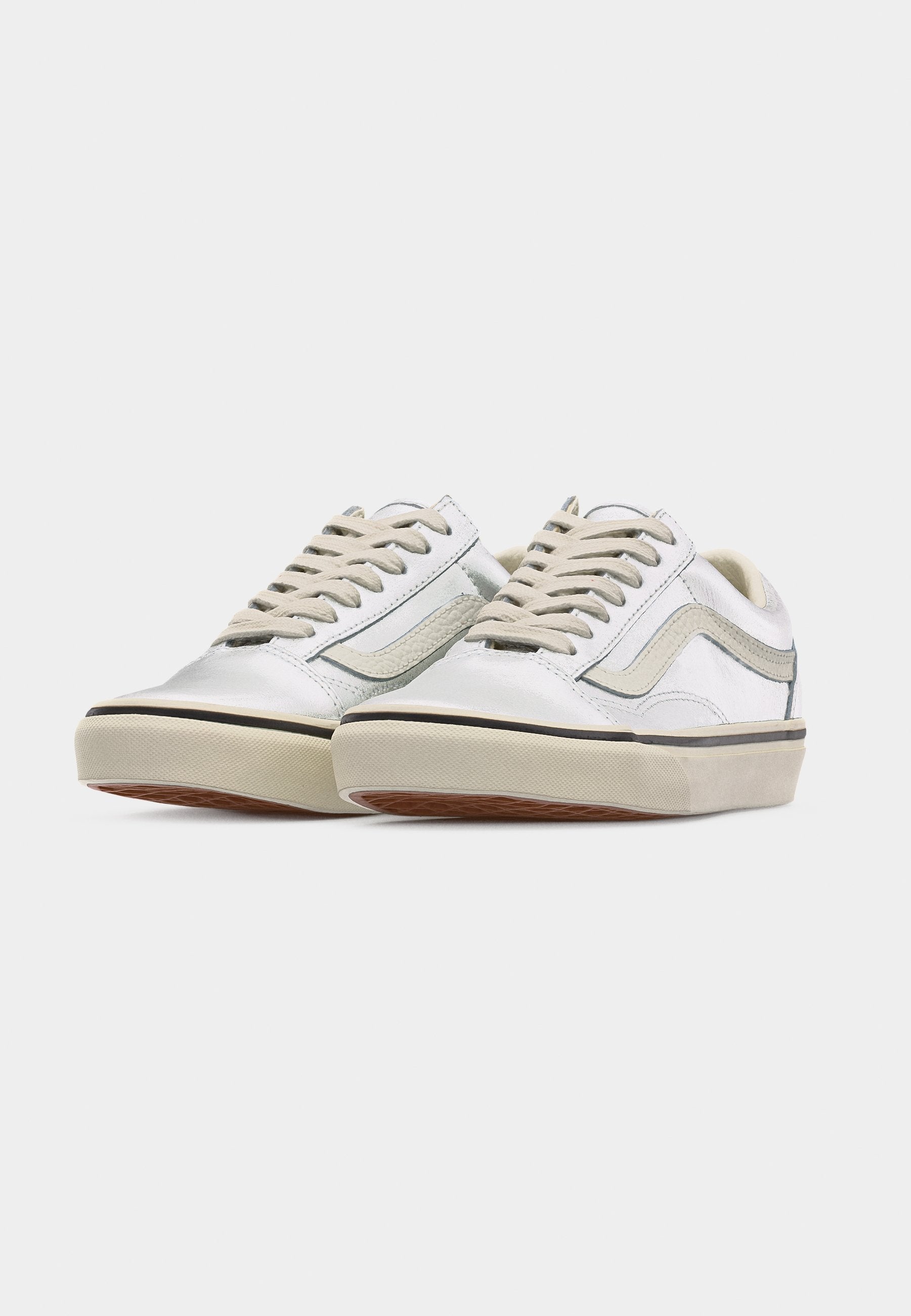 OLD SKOOL - Skate shoes - metallic silver-coloured