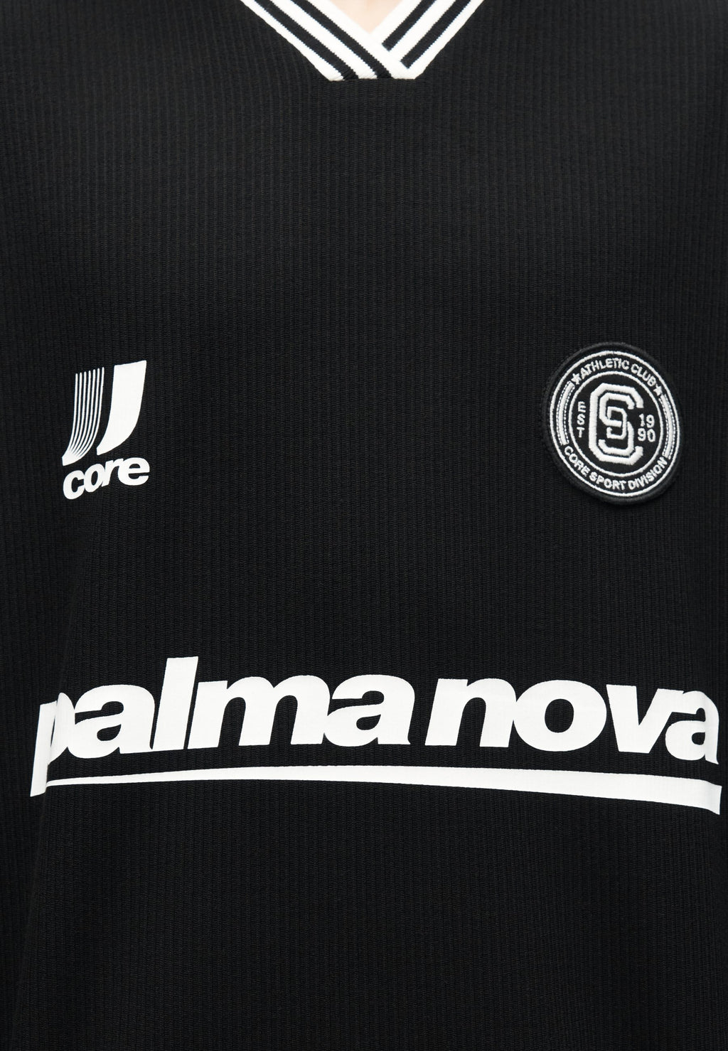 JCOCLUB FOOTBALL CREW NECK - Sweatshirt - black