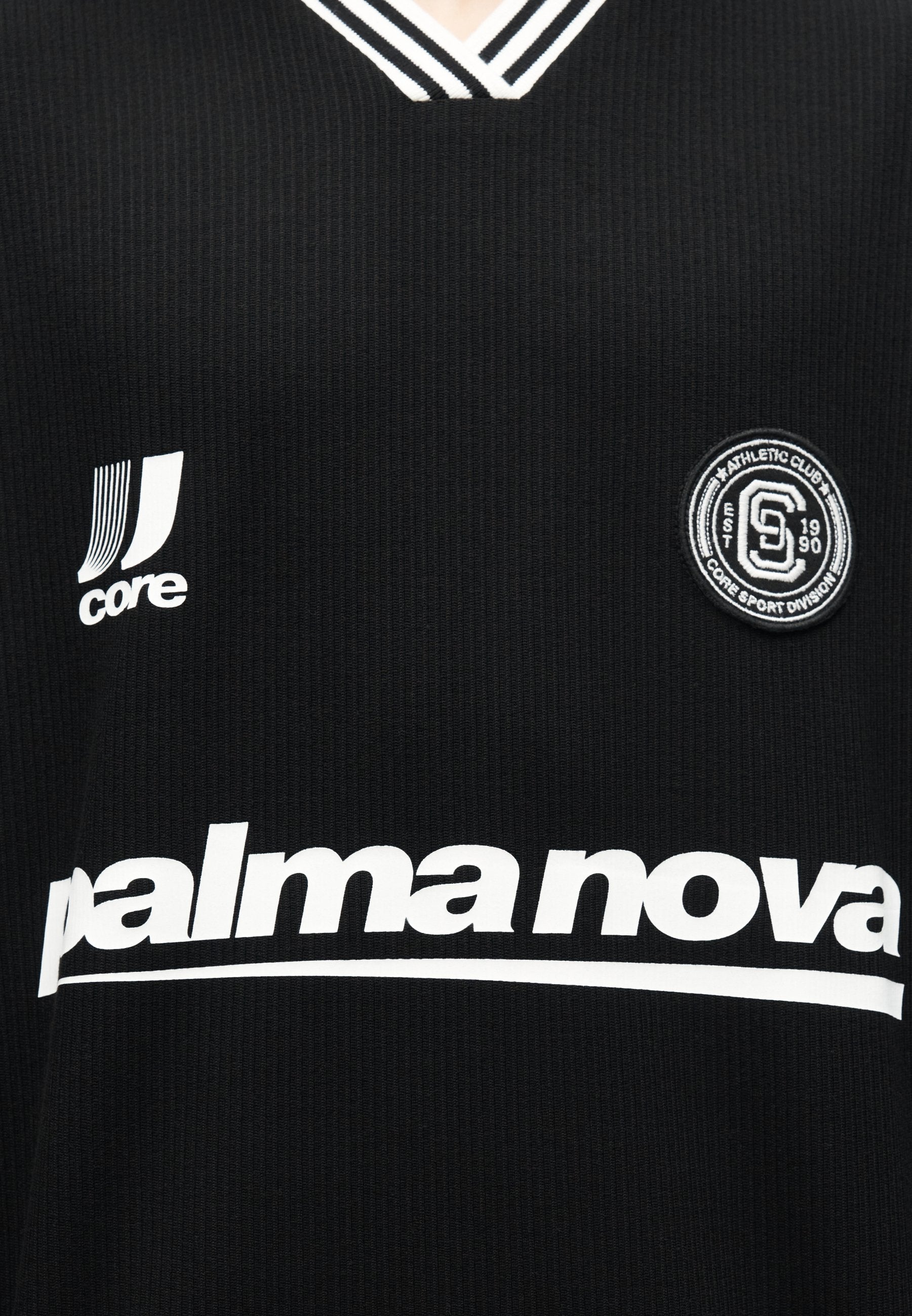 JCOCLUB FOOTBALL CREW NECK - Sweatshirt - black